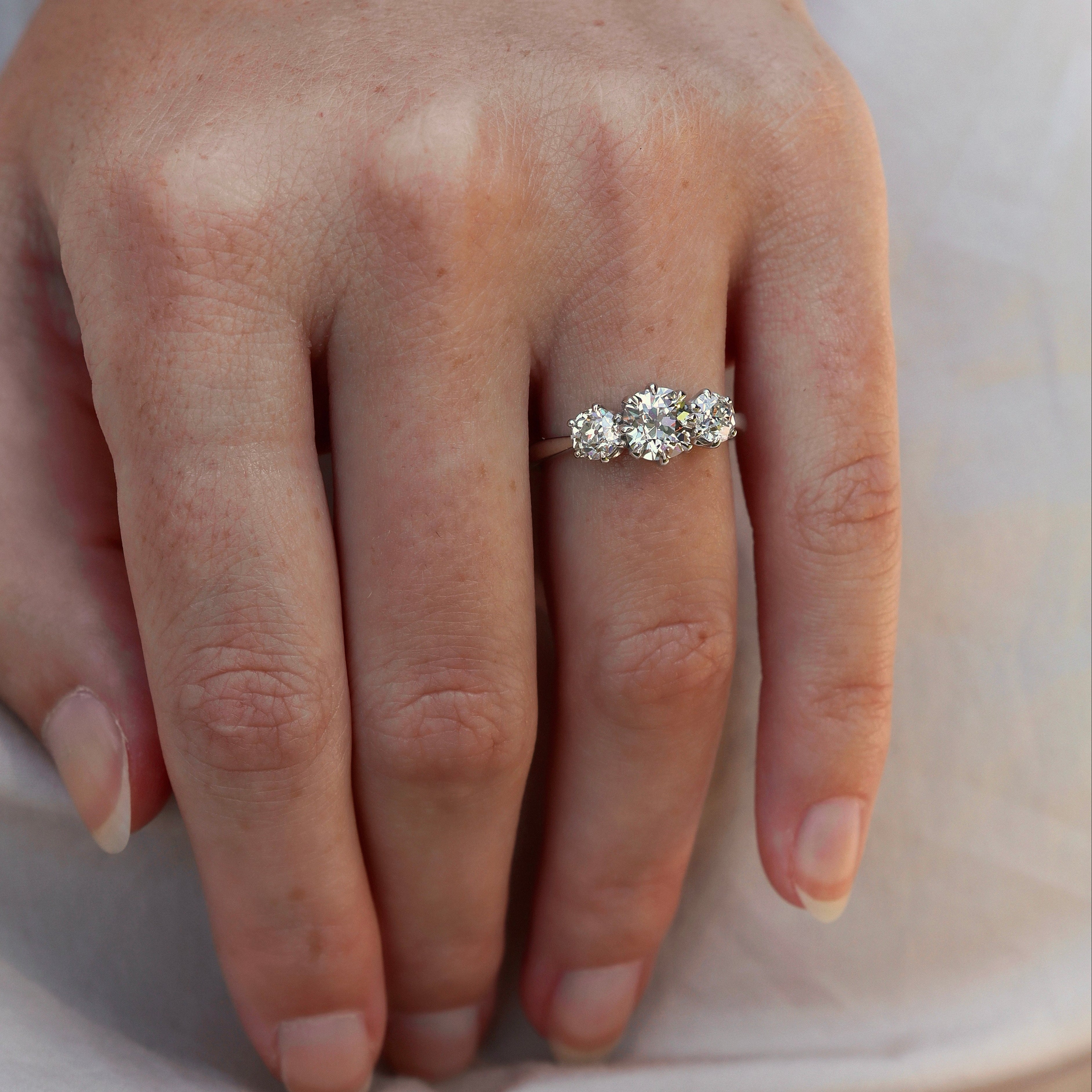 AB MADE diamond engagement ring