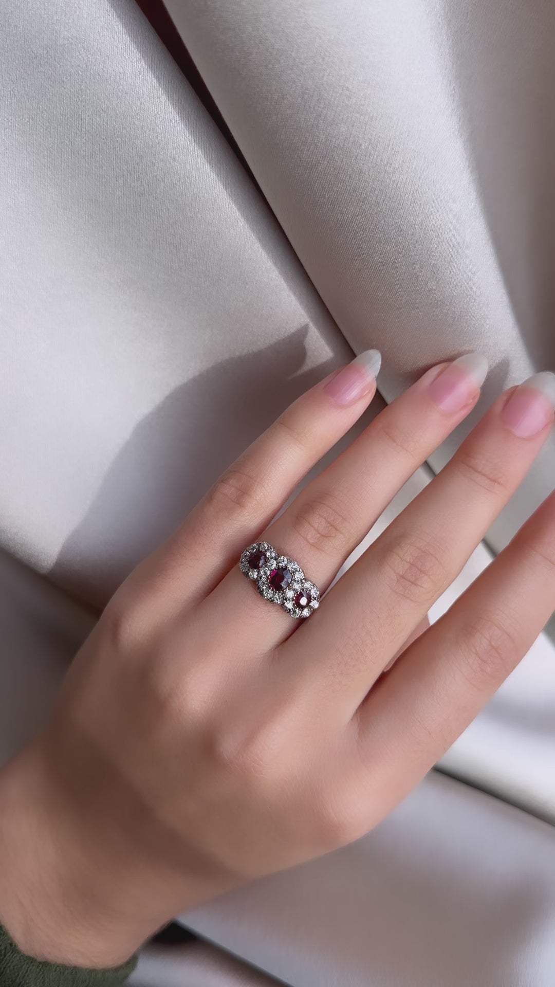 diamond in two-tone setting