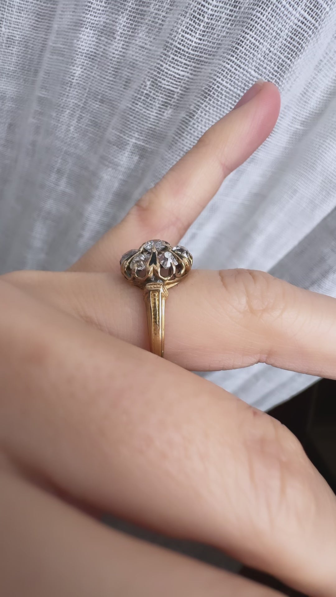 Old Mine cut diamond 