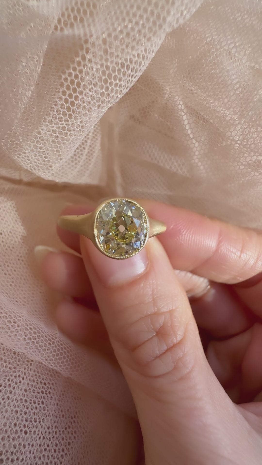 Old Mine cut diamond 