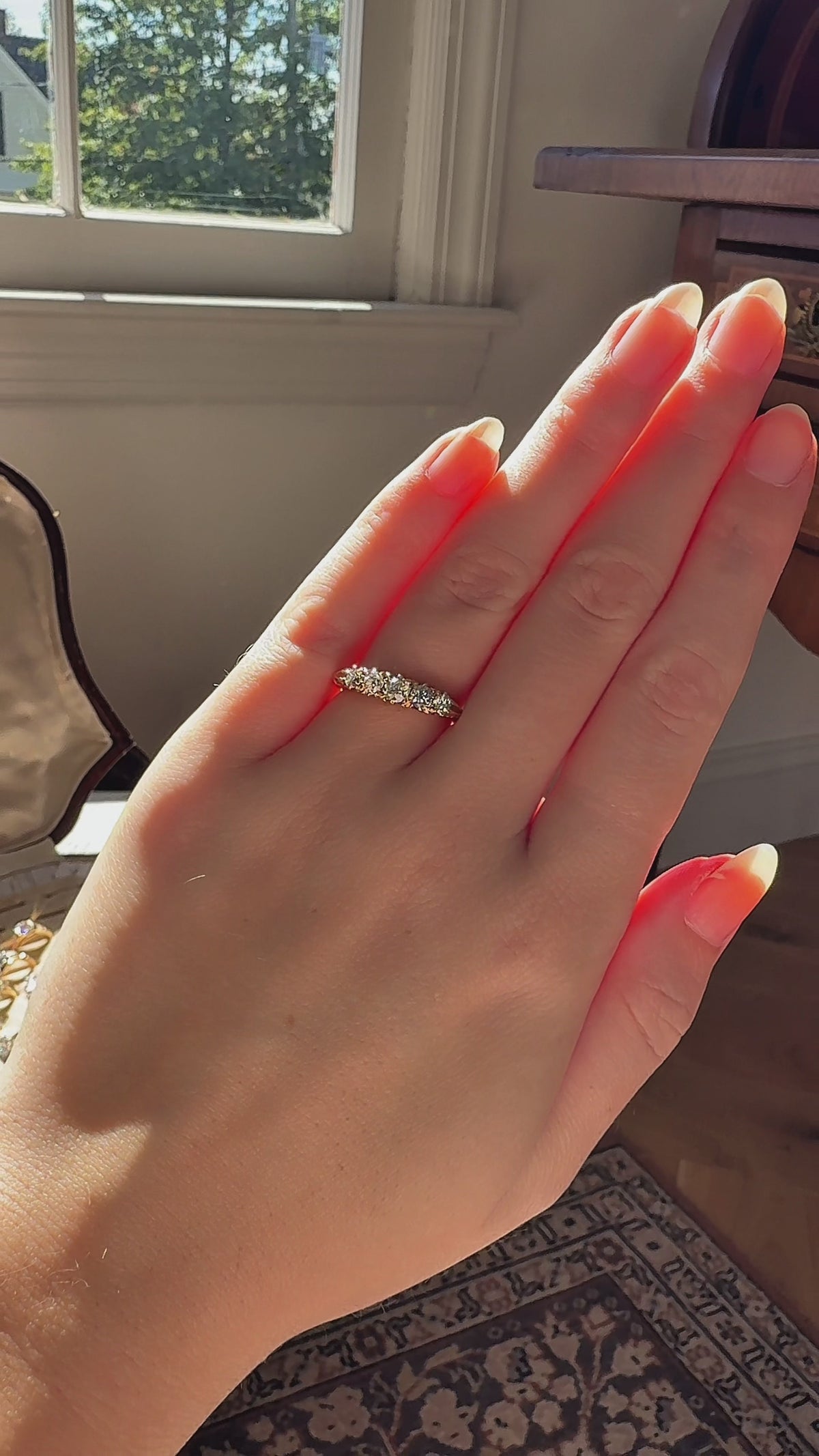 Old European cut diamond Engagement Rings