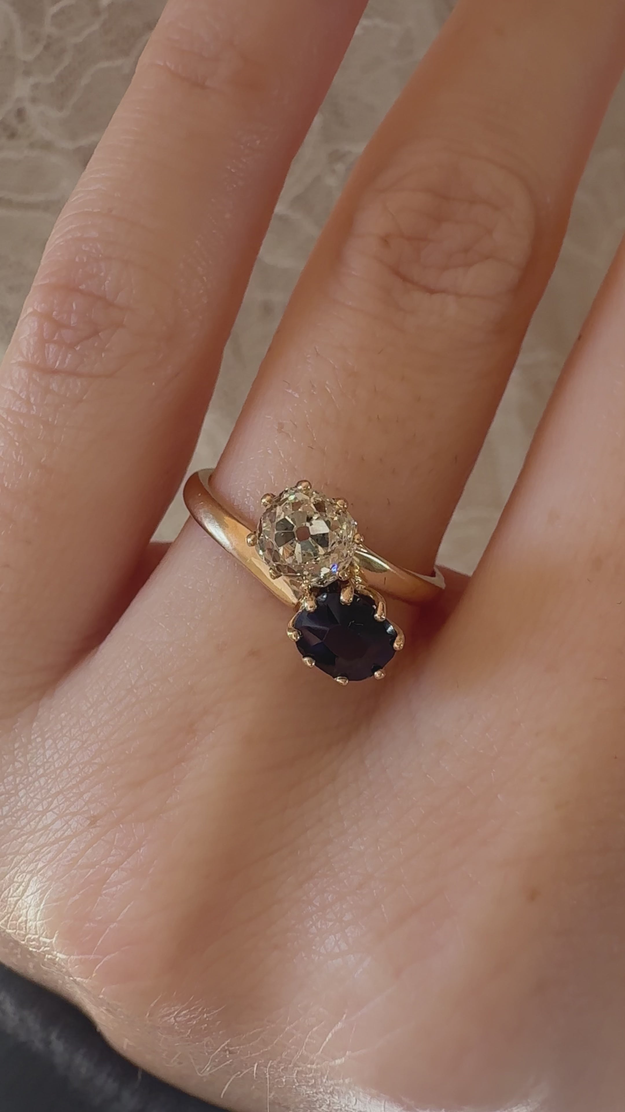 Old Mine cut diamond Rings