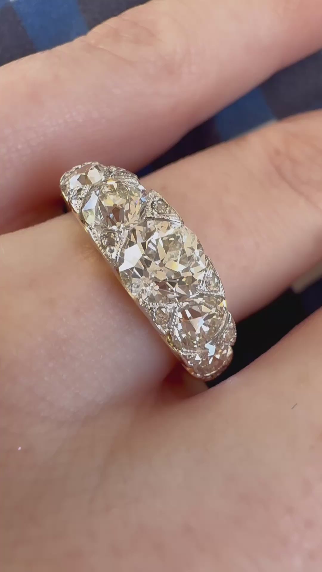 Less than 1  vintage engagement ring