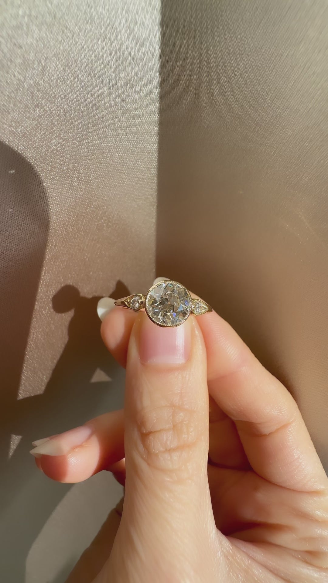 Old European cut diamond 