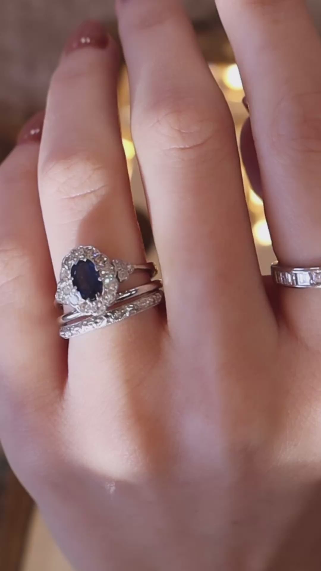 diamond in platinum setting