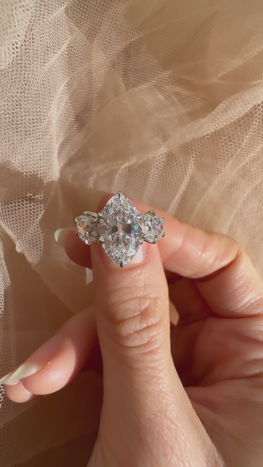 Marquise/Oval cut diamond 