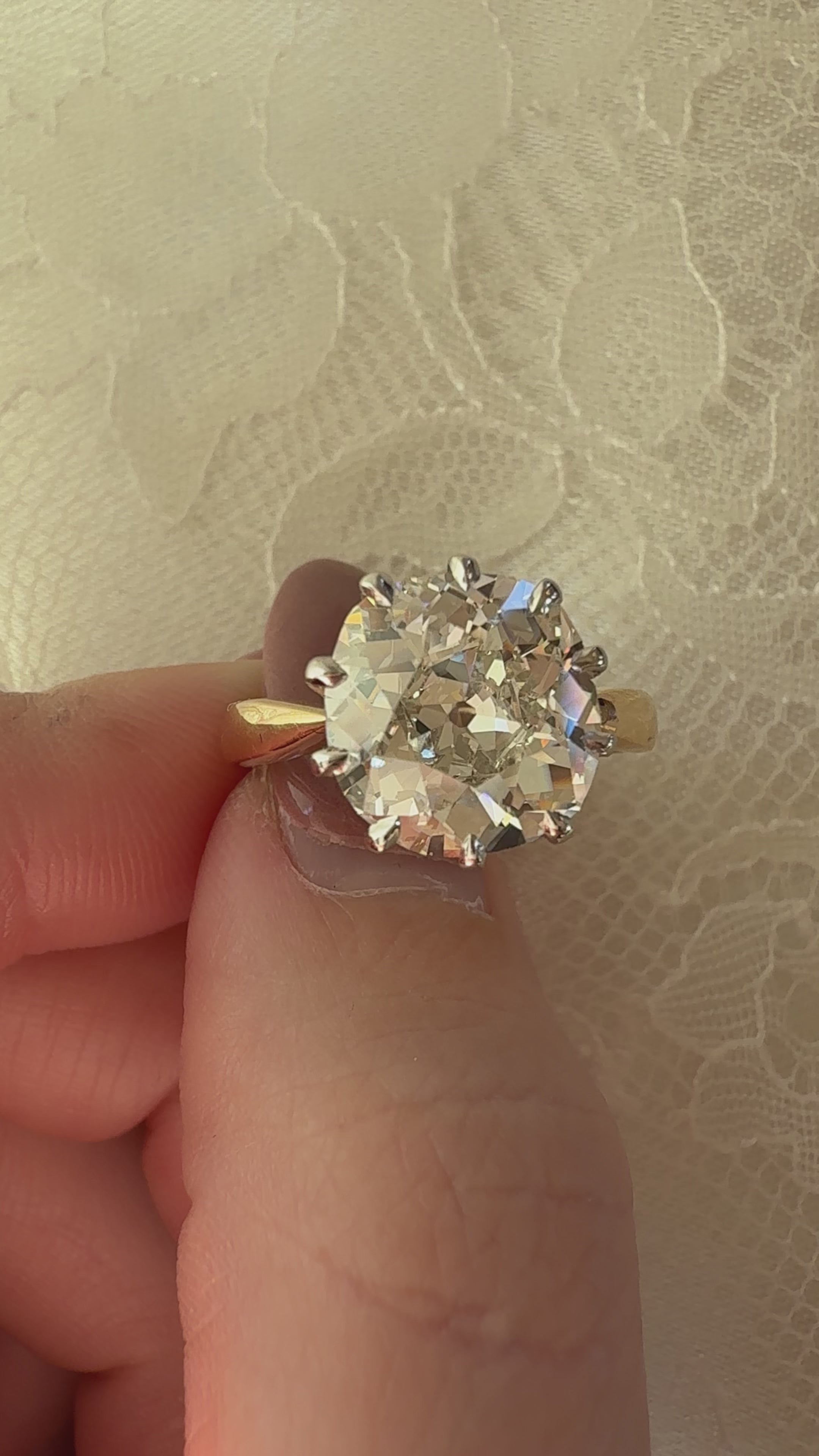 Old Mine cut diamond Rings