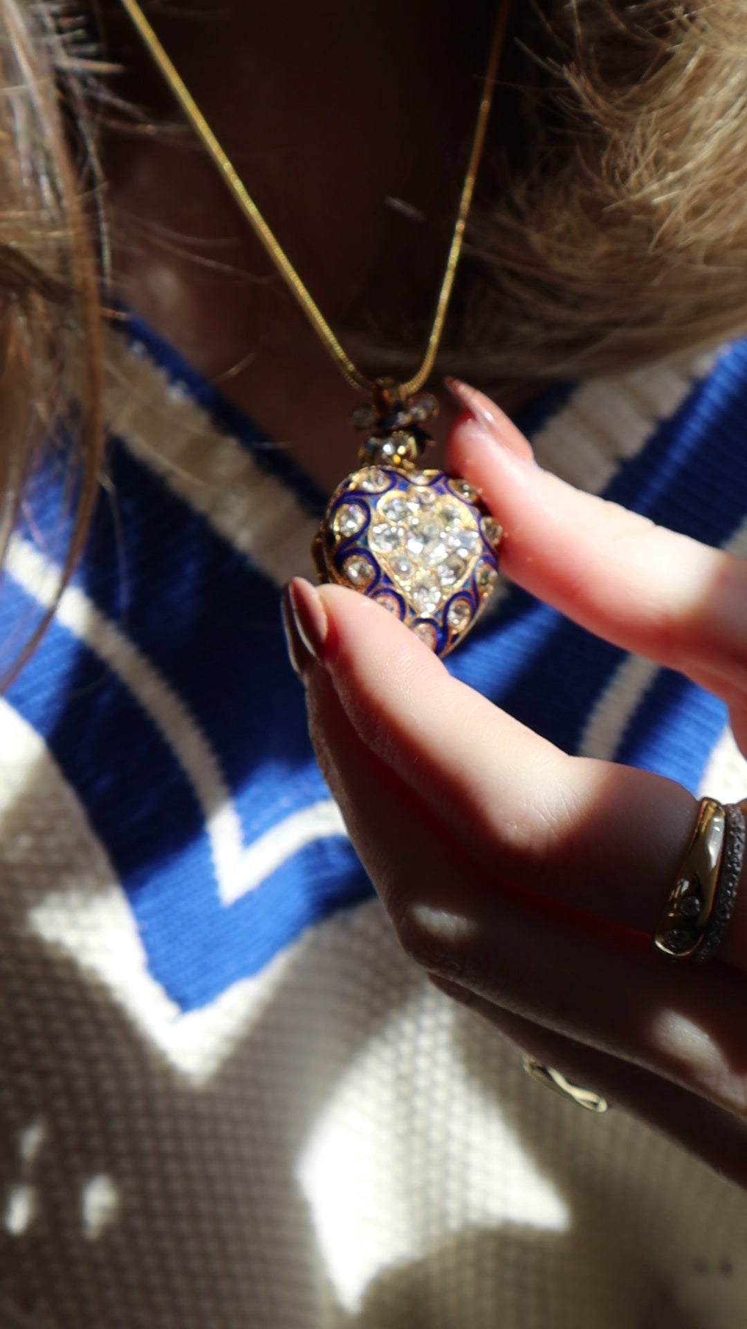  videos and images of vintage Charms & Pendants-Old Mine cut diamond Charms & Pendants