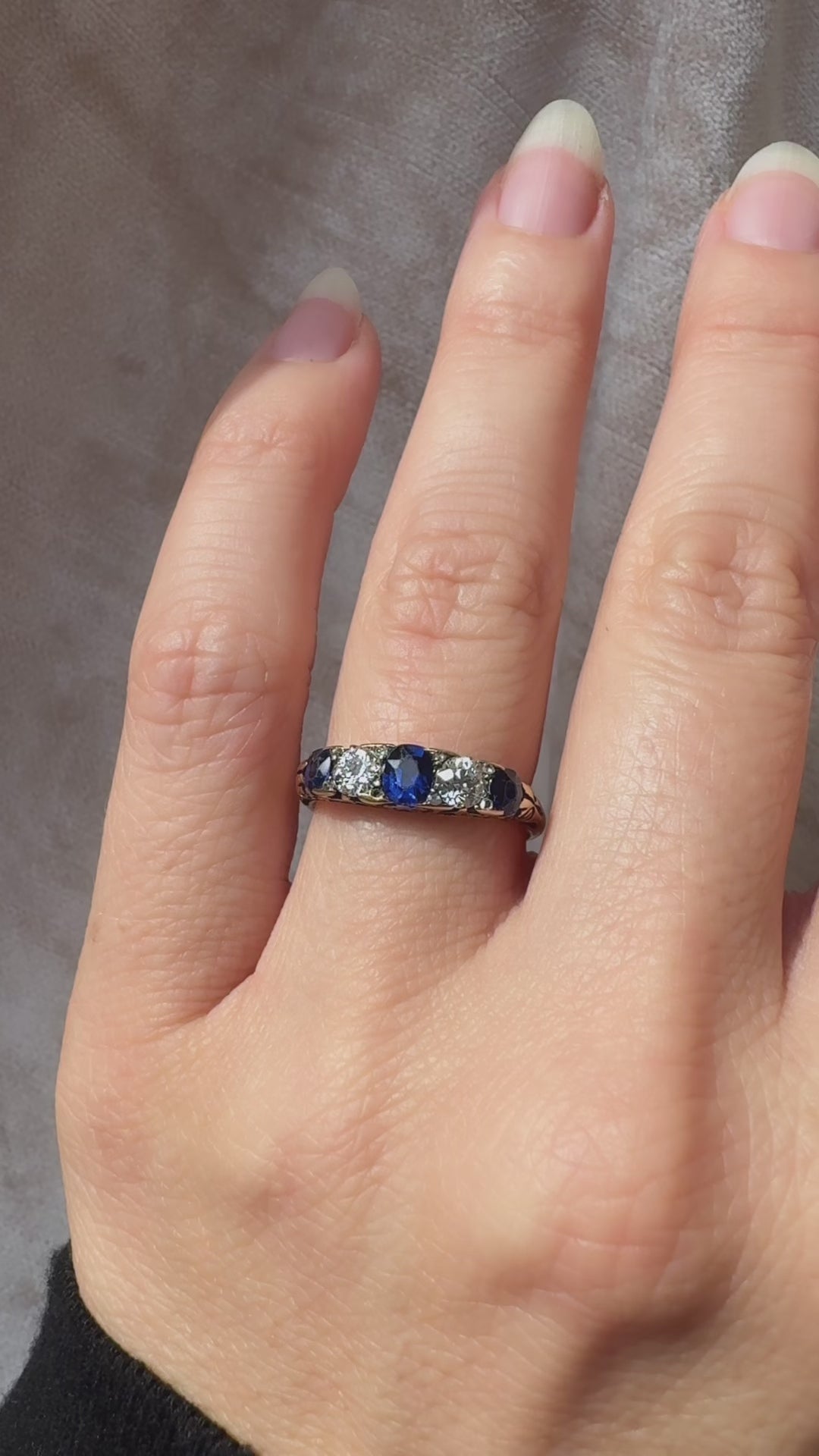 Cocktail Old European cut diamond Rings