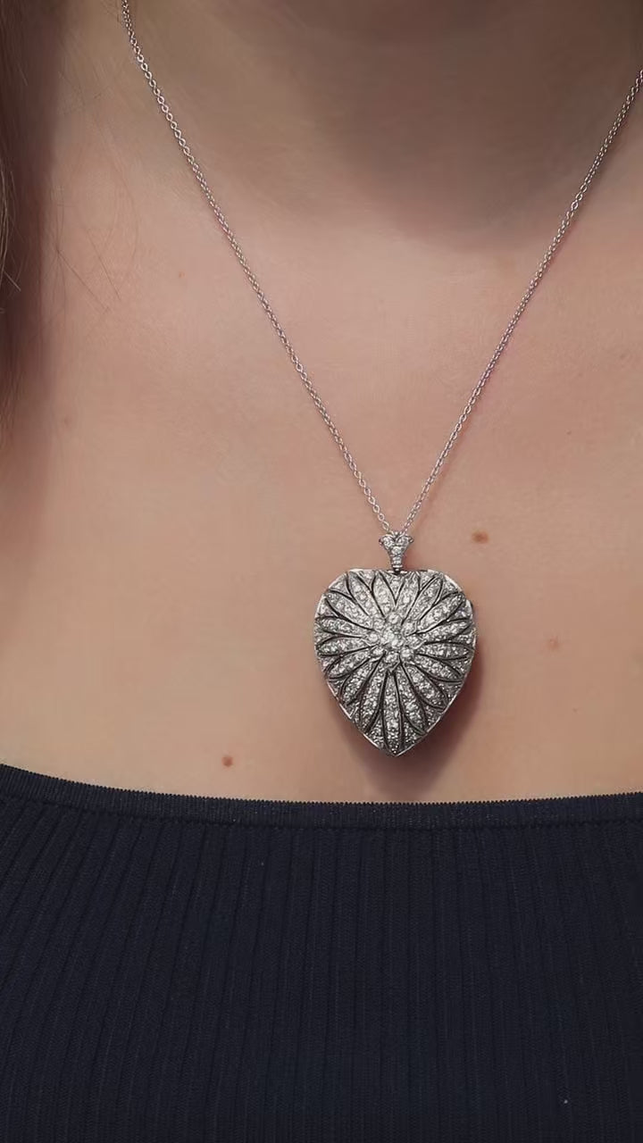 Old Mine cut diamond Pendants