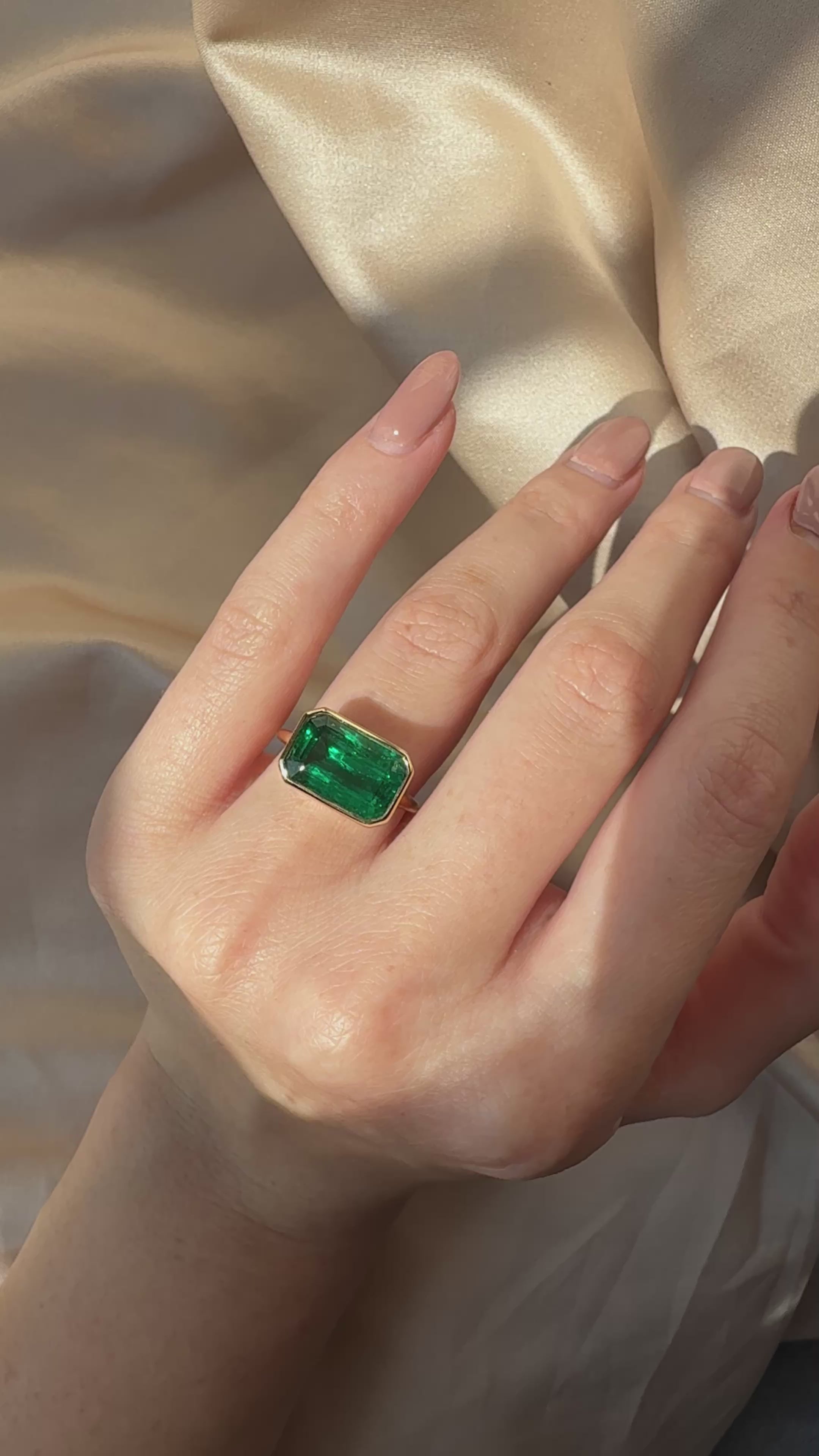 Halo Step  cut Rings