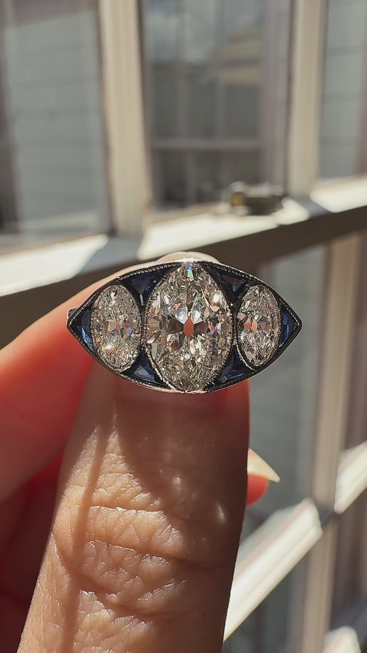 Marquise/Oval cut diamond Engagement Rings