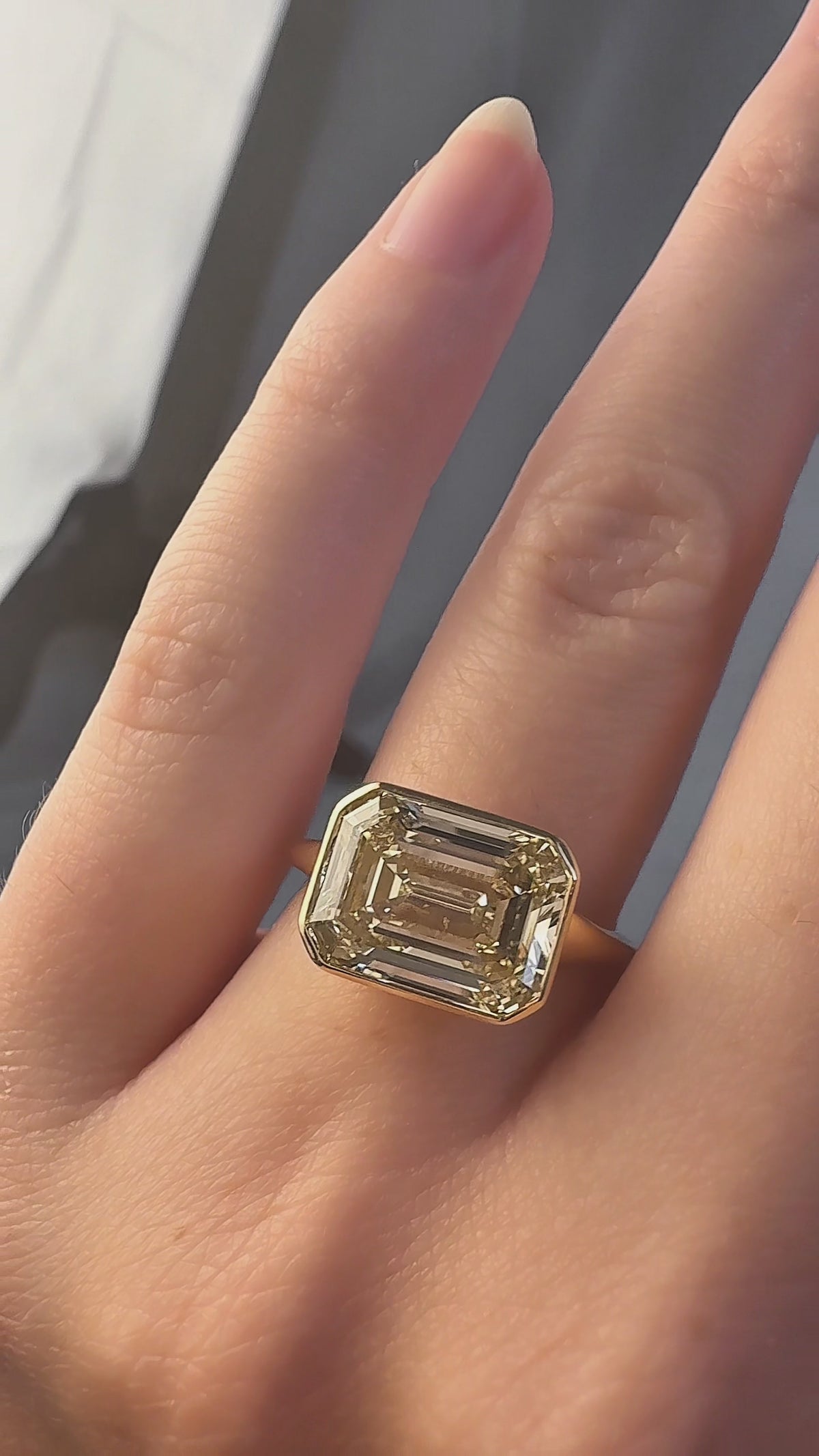  videos and images of vintage Engagement Rings-Step  cut diamond Engagement Rings