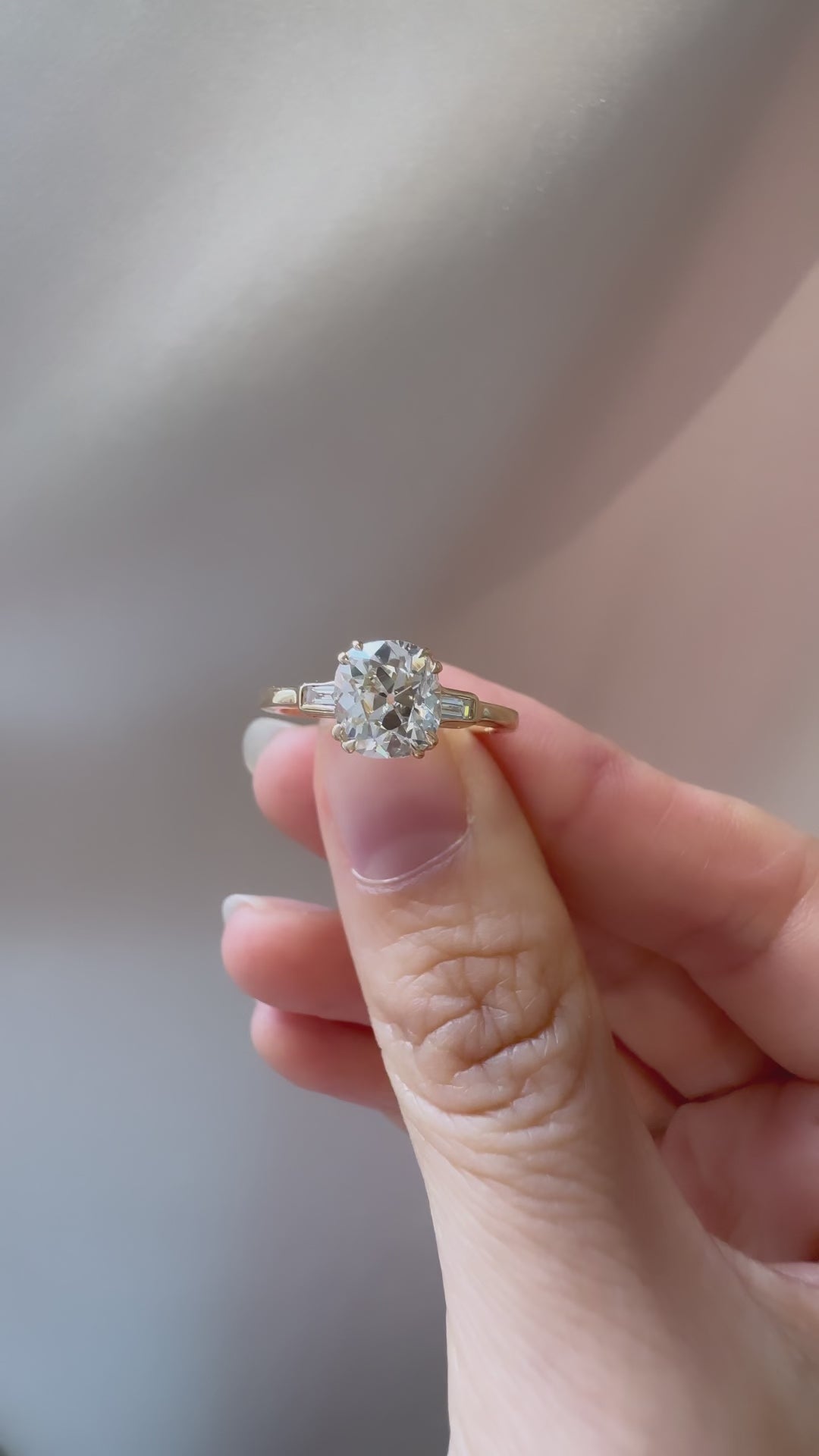 Old Mine cut diamond 