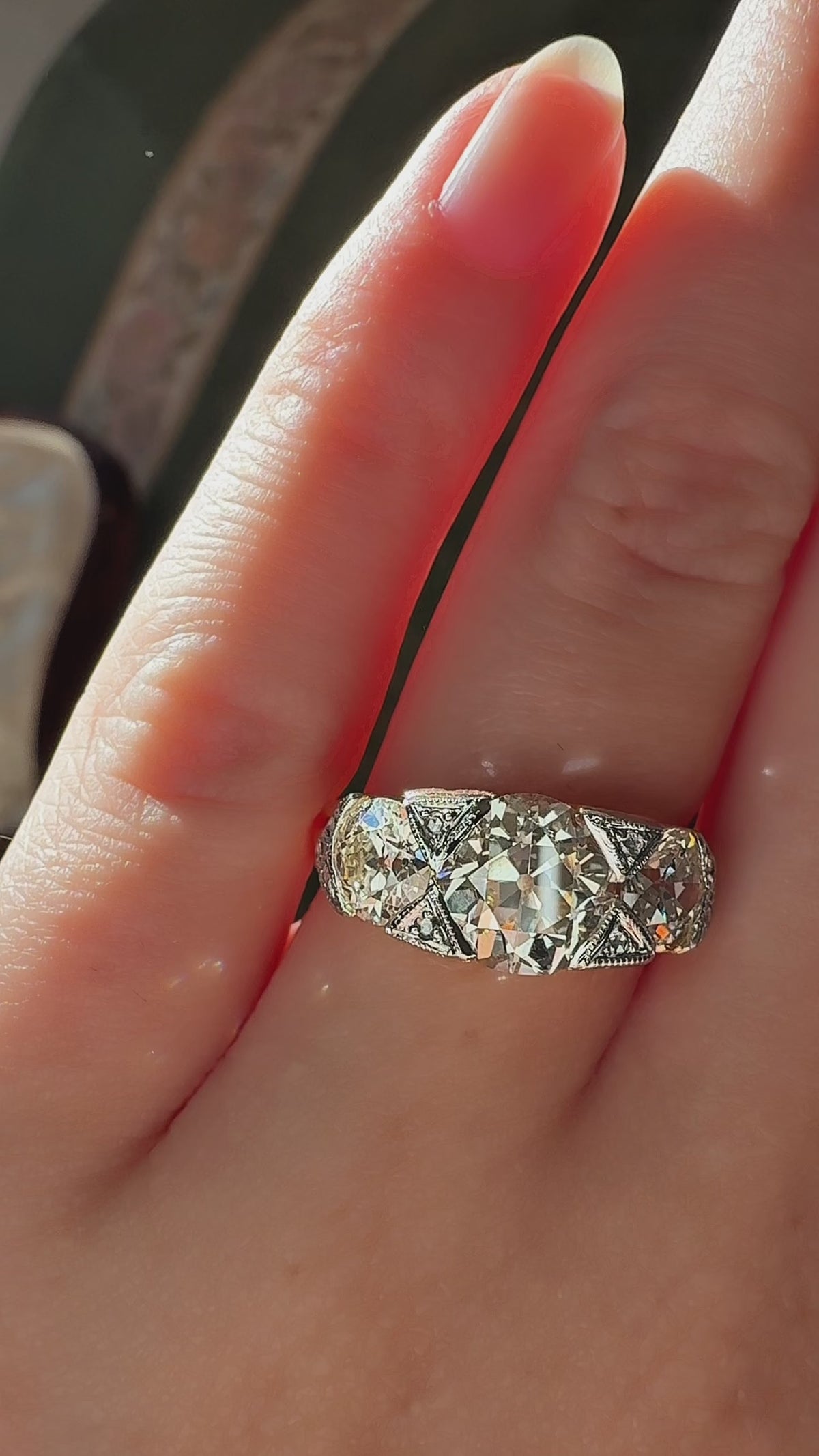  videos and images of vintage Engagement Rings-Old European cut diamond Engagement Rings