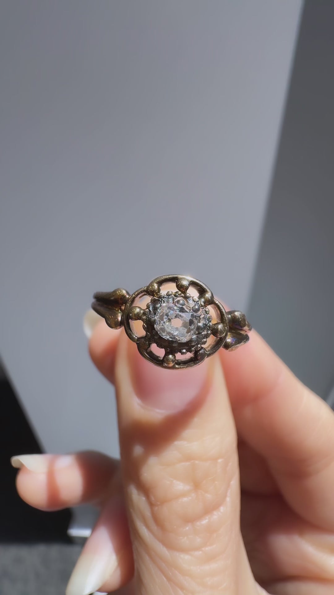 Old Mine cut diamond Rings