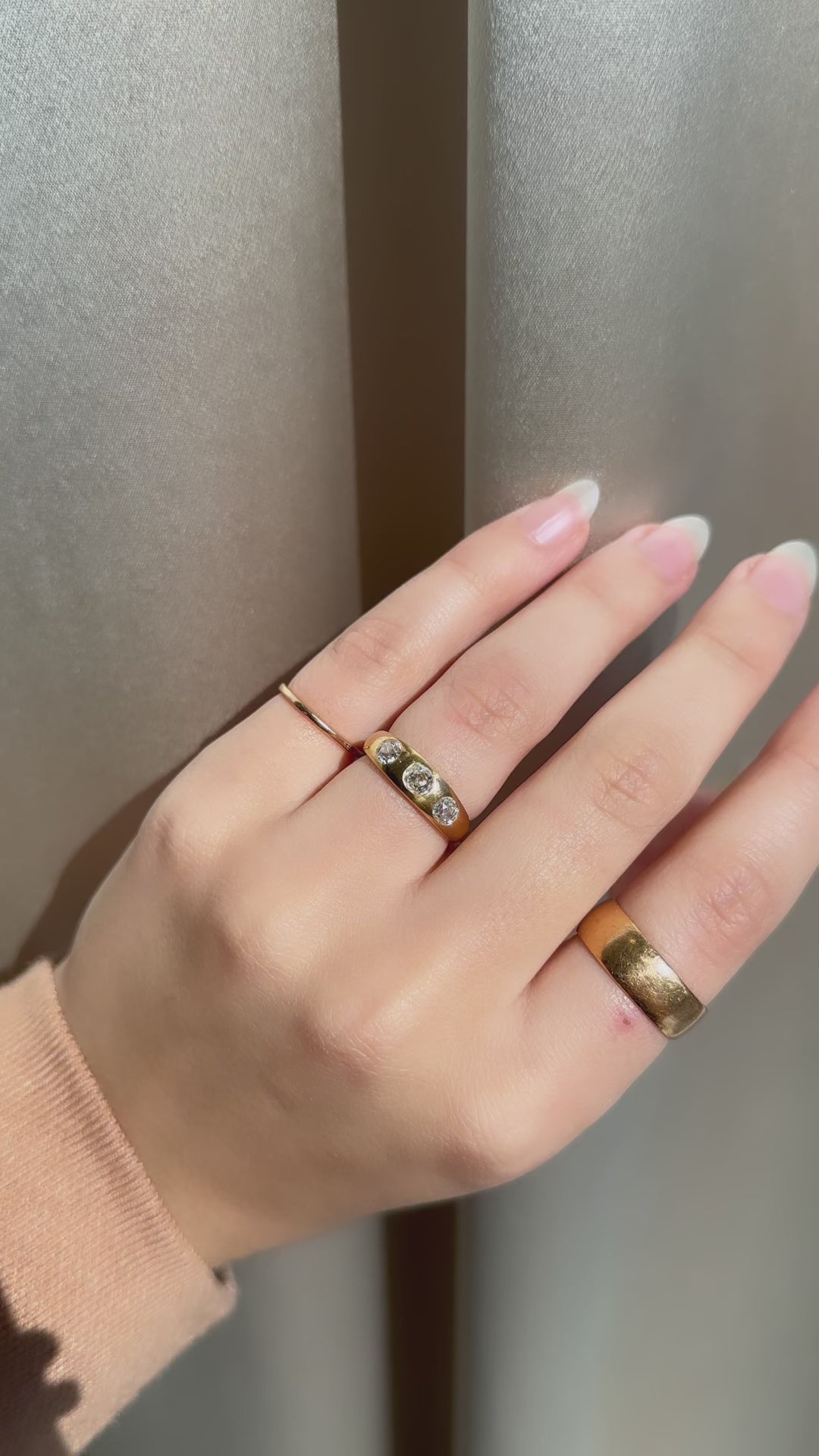 Less than 1  vintage engagement ring