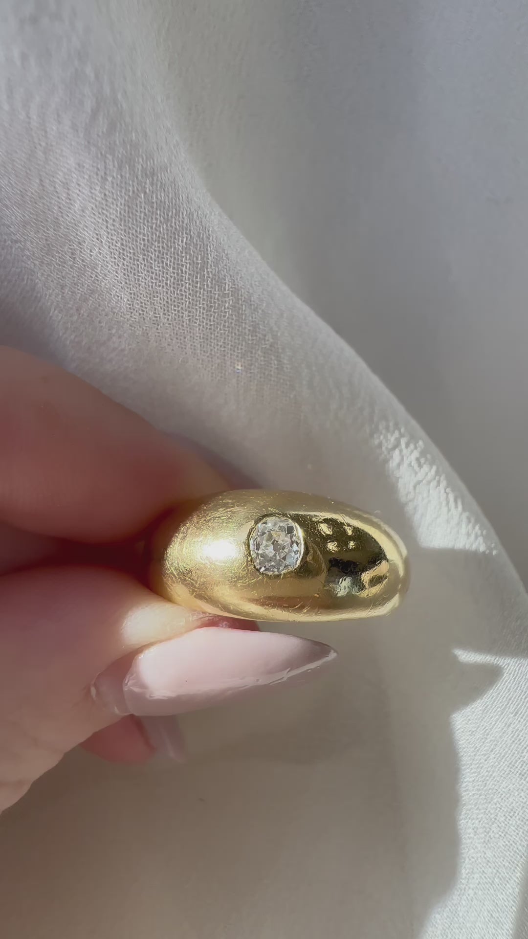 Less than 1  vintage engagement ring