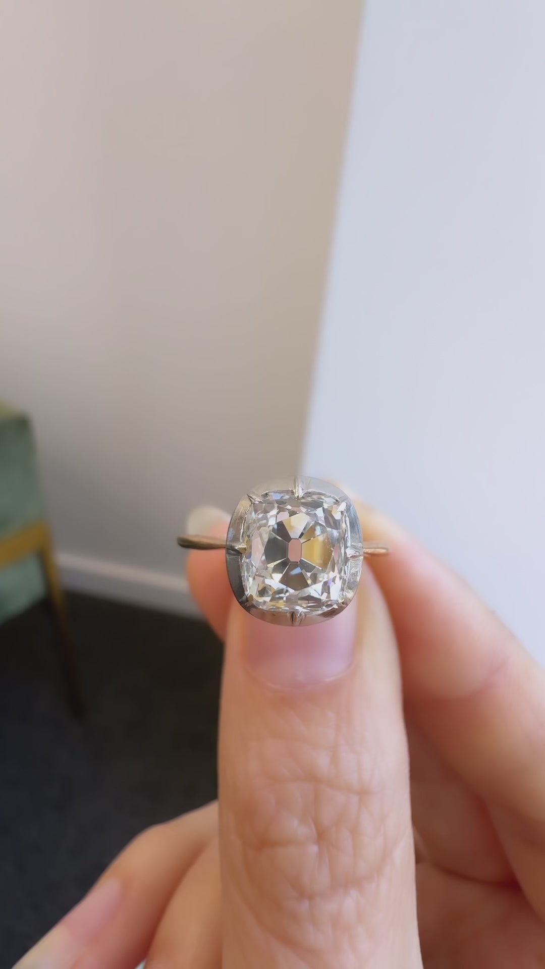 Old Mine cut diamond Rings