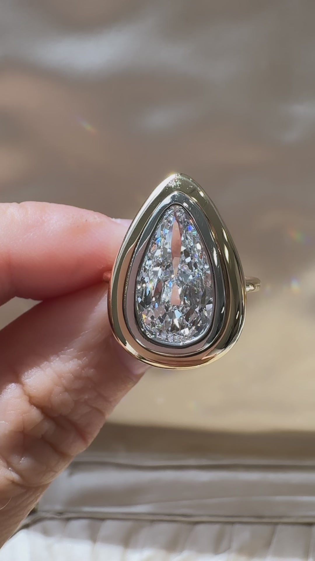  videos and images of vintage Uncategorized-Pear cut diamond Uncategorized