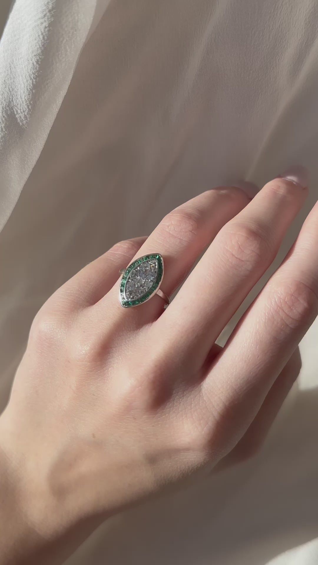 Old European cut diamond Rings