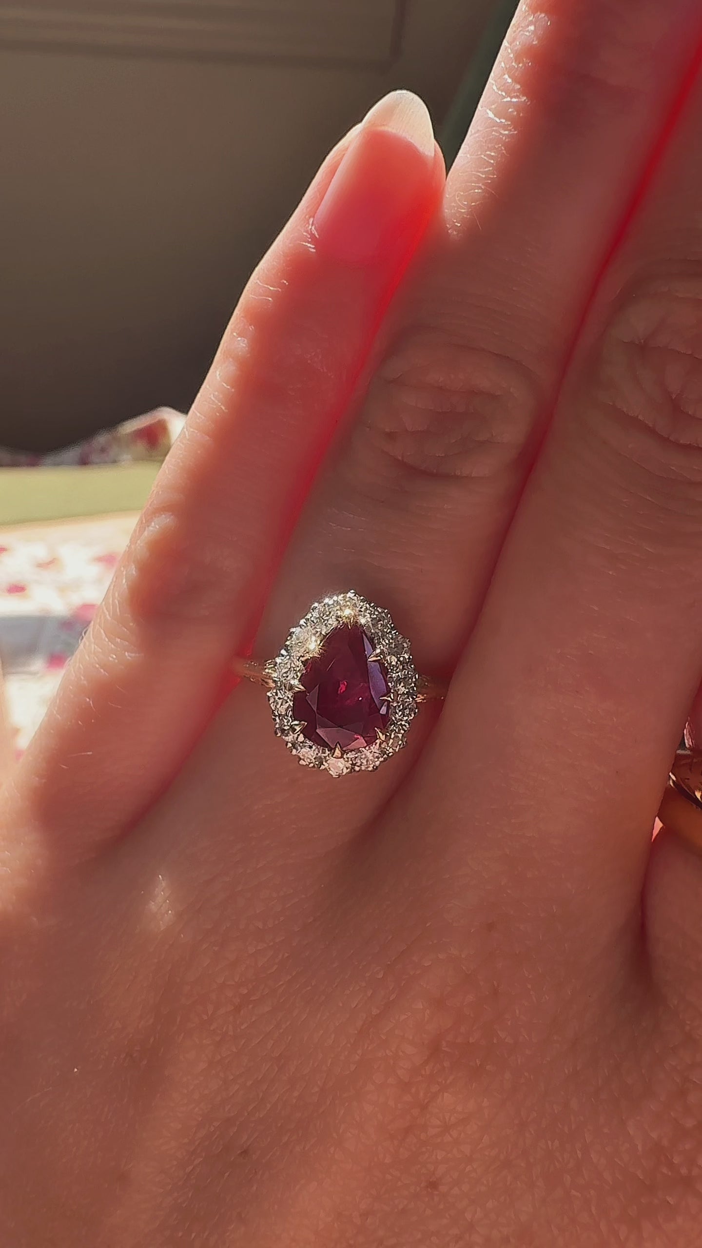 diamond in two-tone setting