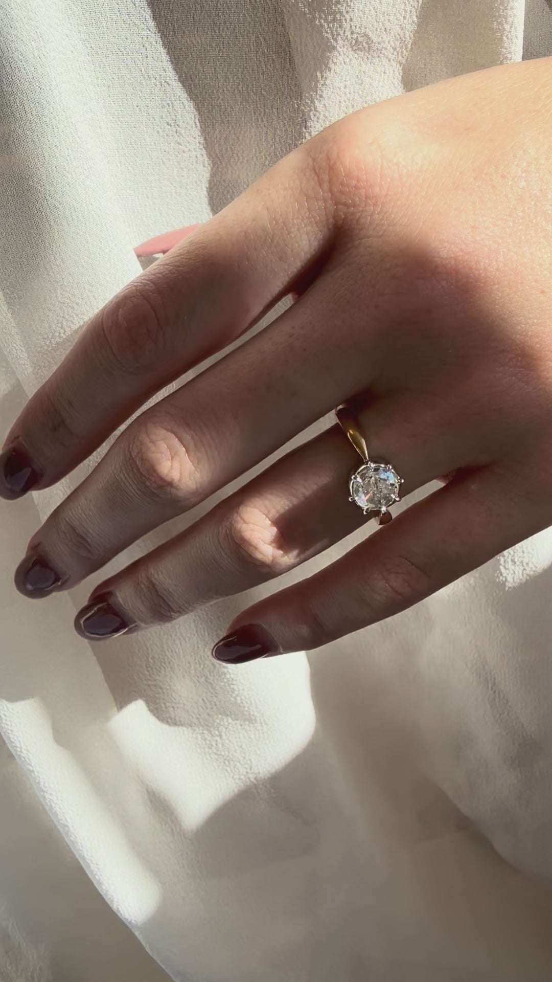  videos and images of vintage Rings-Solitaire Rose cut diamond Rings