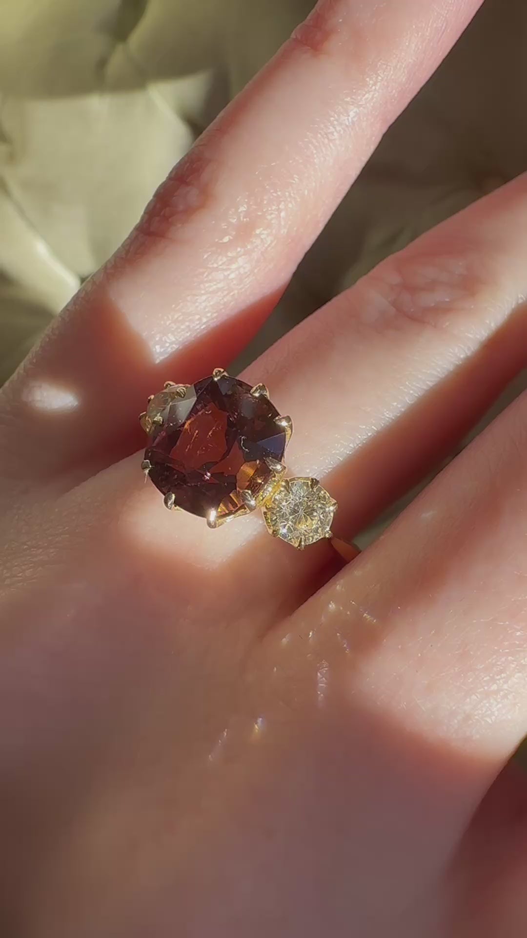 Three-stone diamond Rings