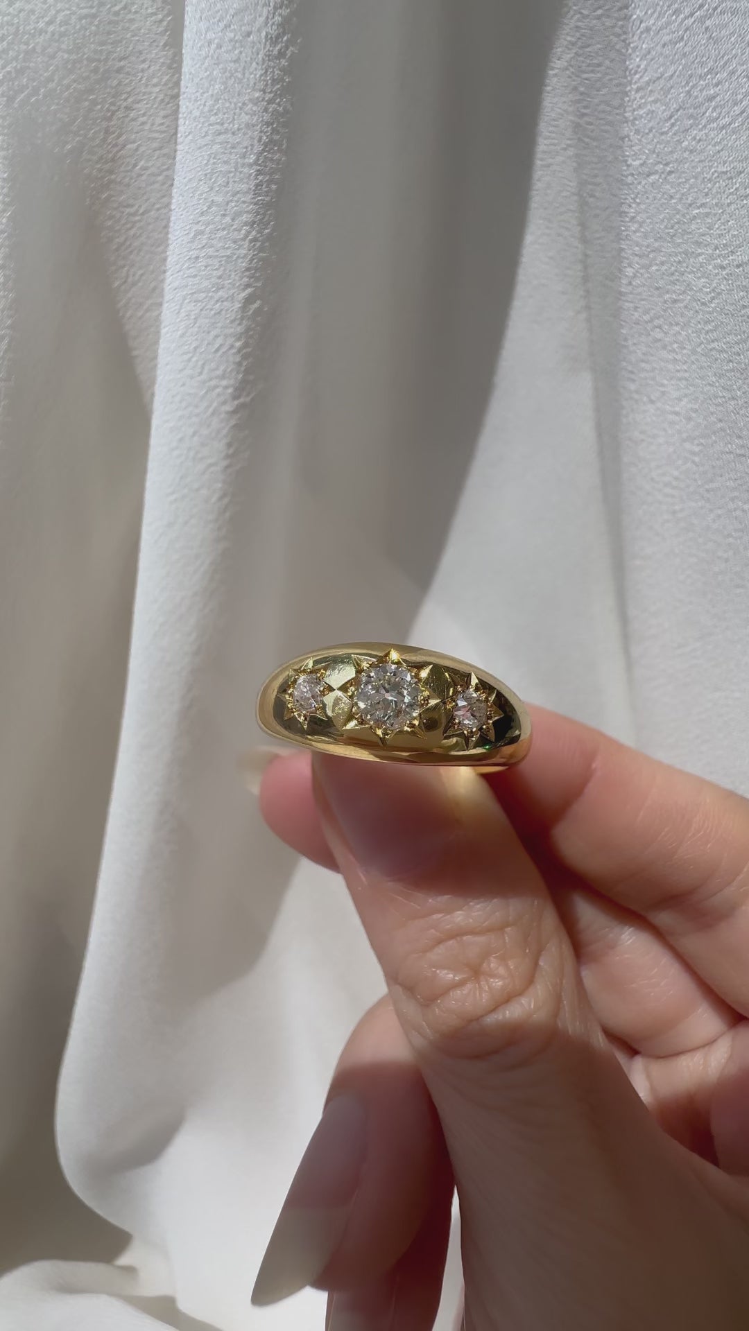 Less than 1  vintage engagement ring