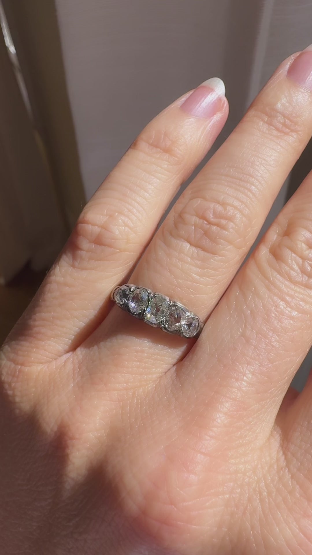 Old Mine cut diamond Rings