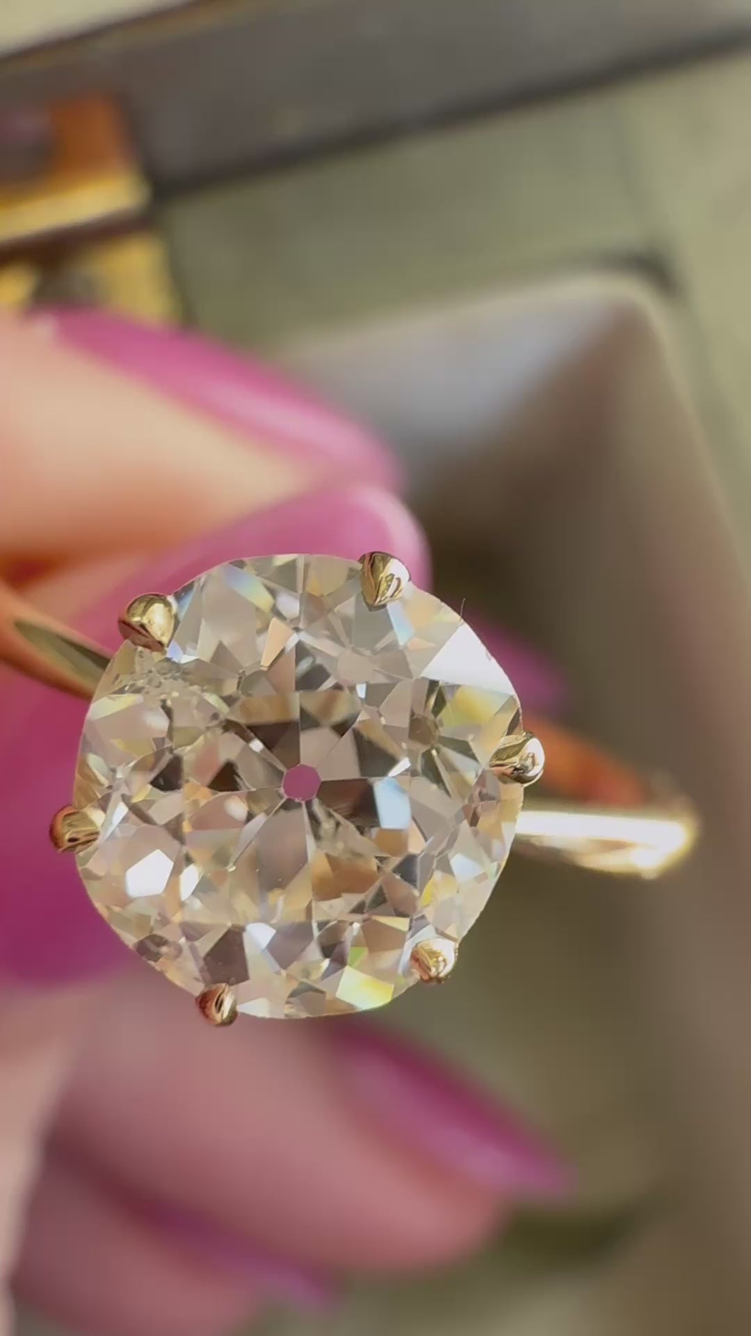 Old Mine cut diamond Rings