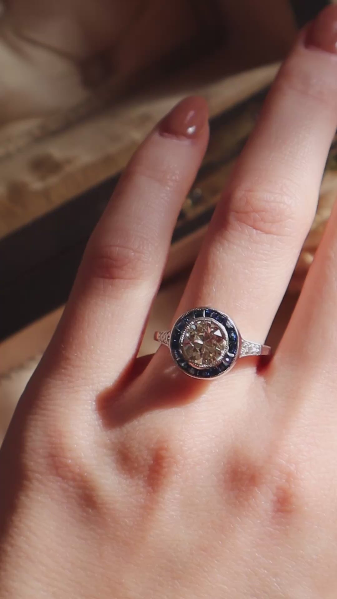 1-2 CaratsHalo diamond Rings for sale 