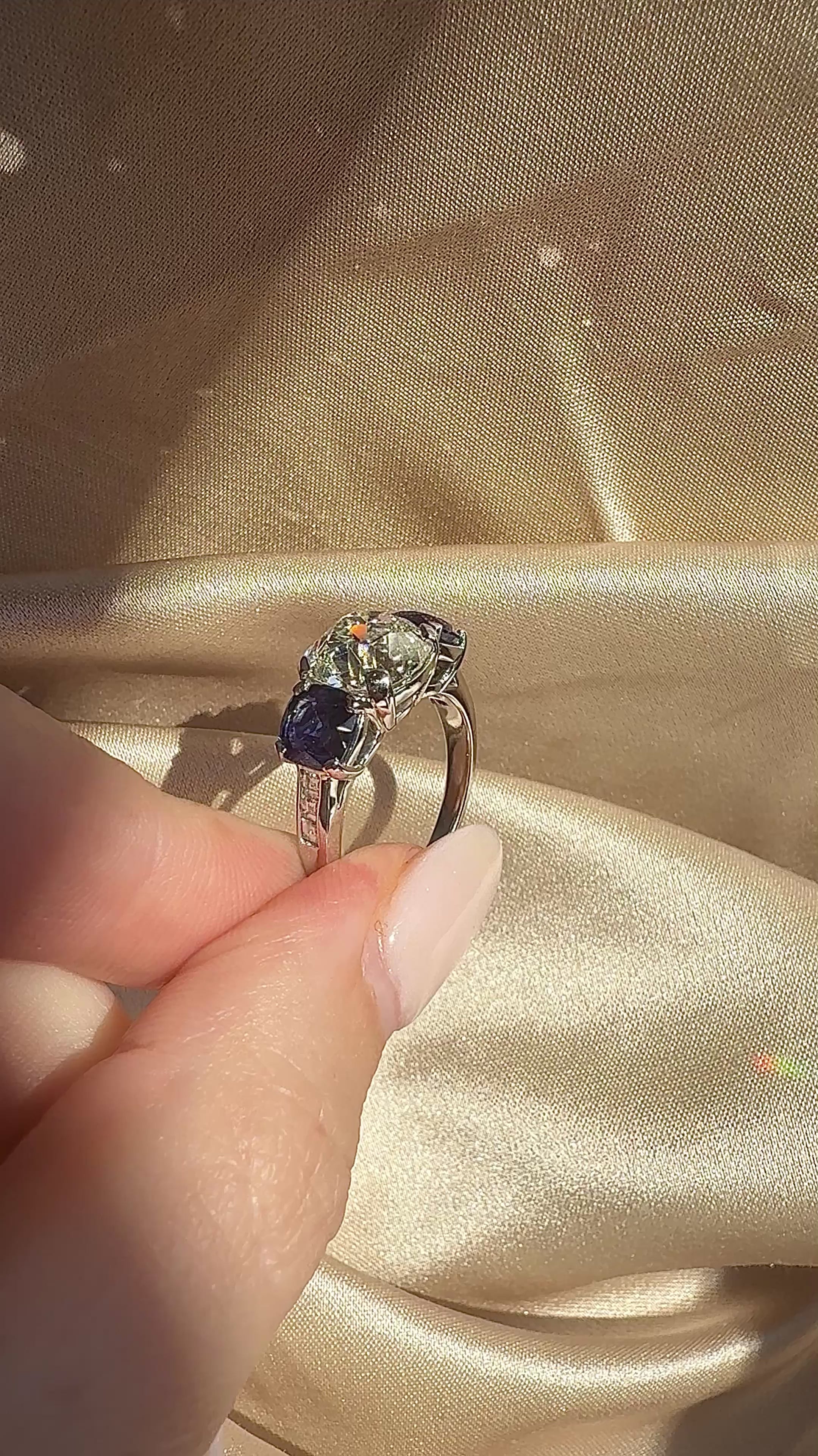  videos and images of vintage Rings-Old Mine cut diamond Rings