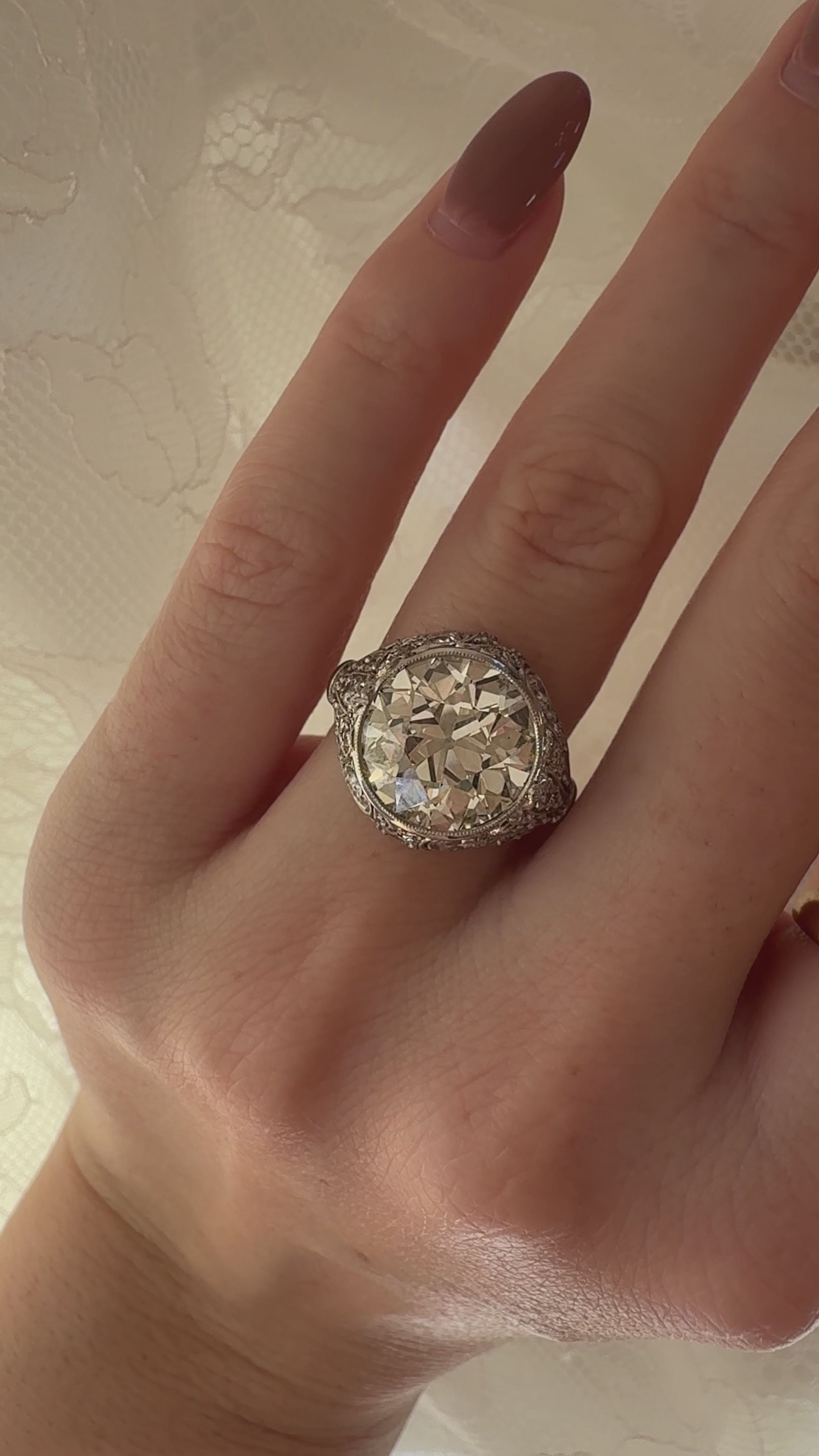  videos and images of vintage Rings-Old European cut diamond Rings