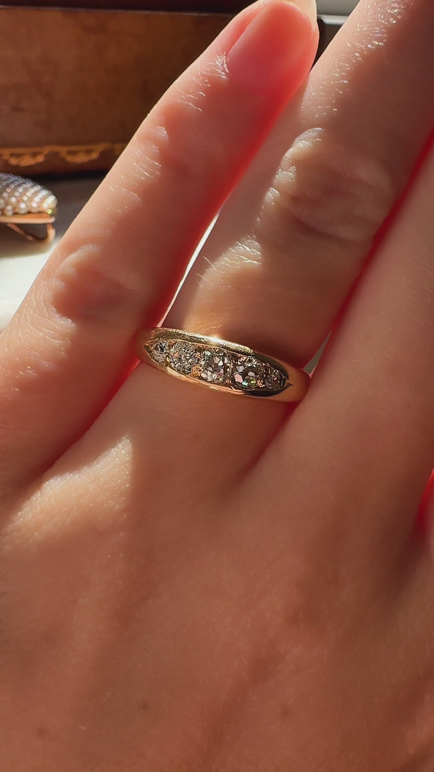 Old Mine cut diamond Rings