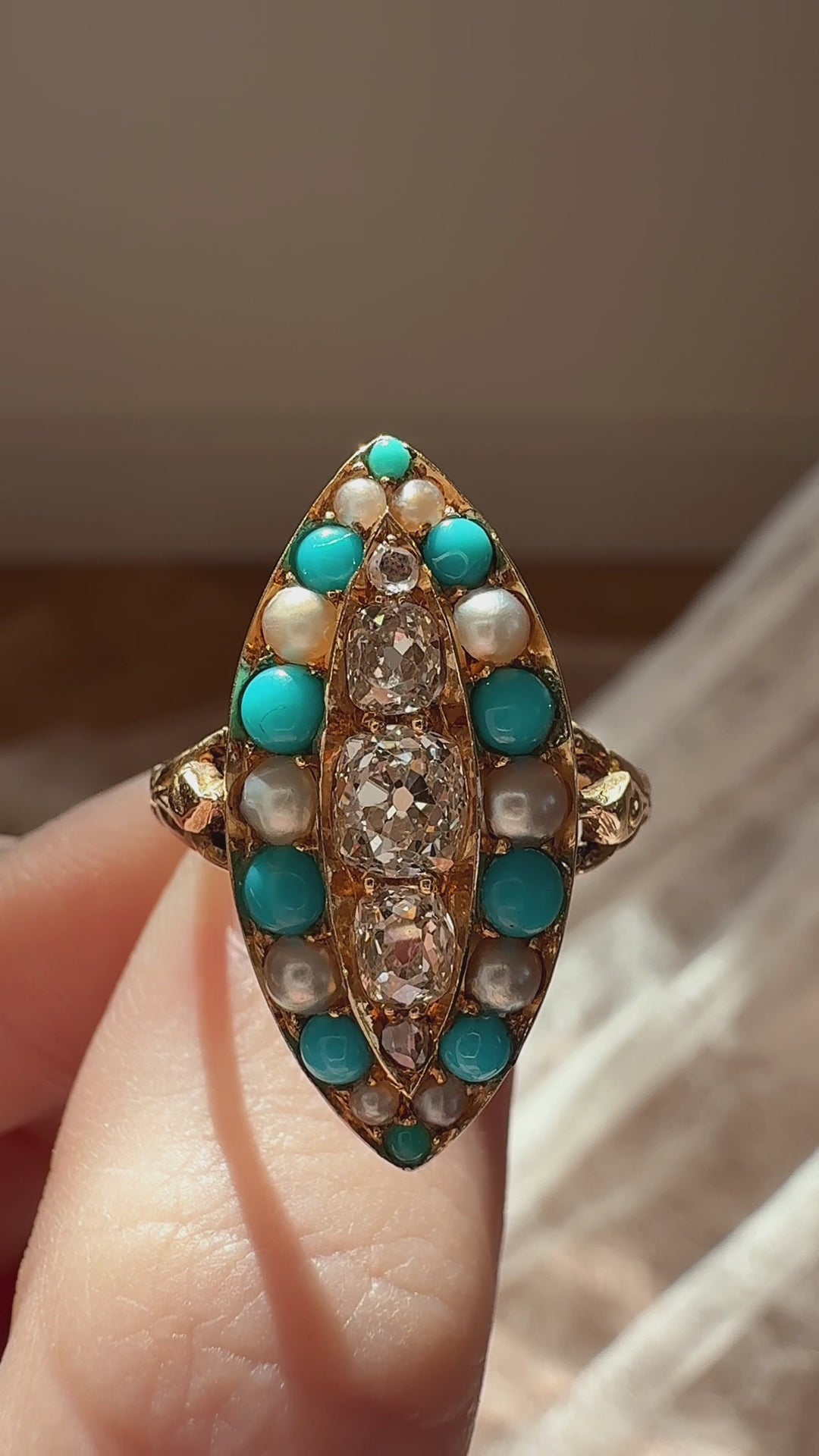 Old Mine cut diamond Rings