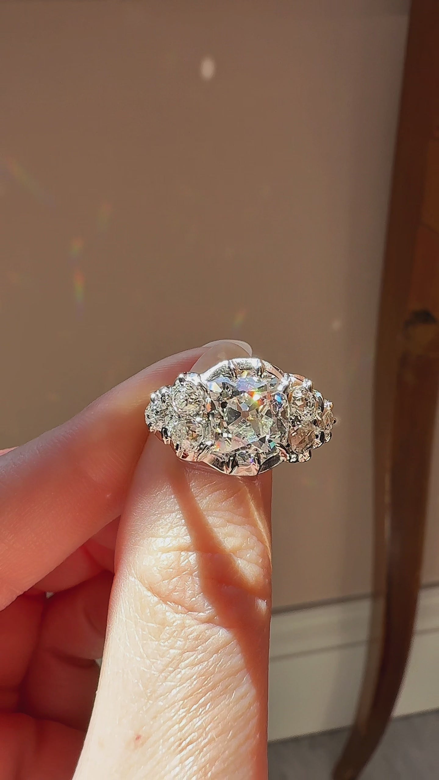  videos and images of vintage Uncategorized-Old Mine cut diamond Uncategorized