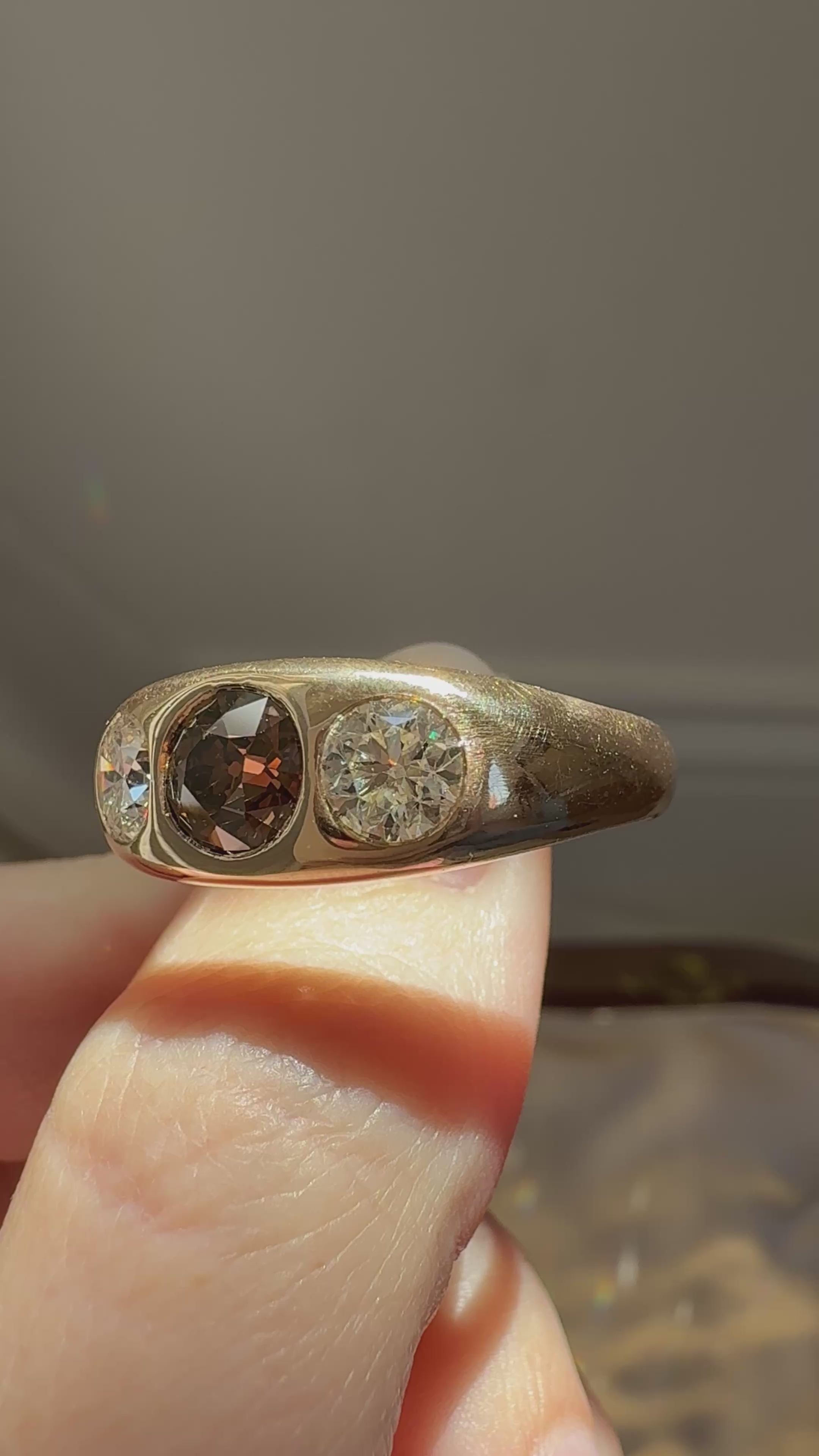 Old European cut diamond Rings