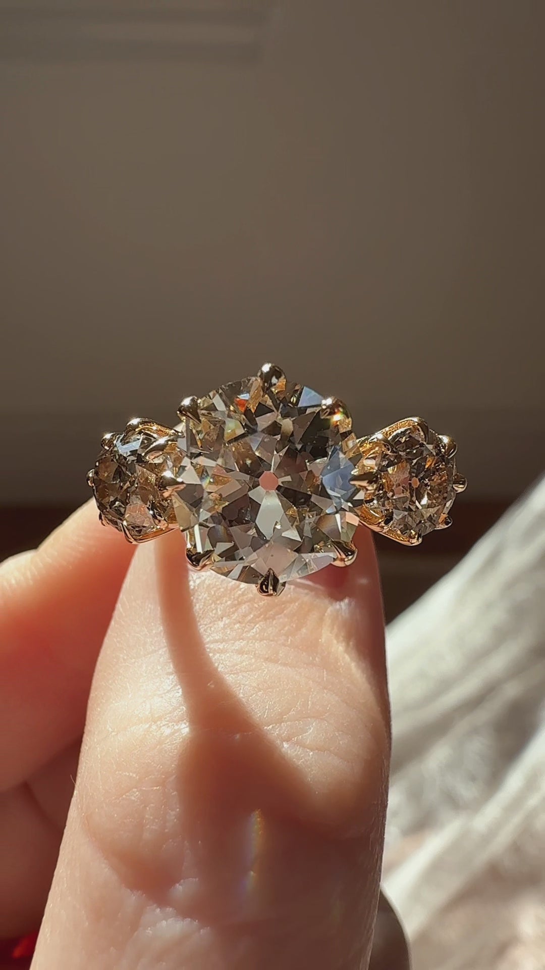  videos and images of vintage Rings-Old European cut diamond Rings