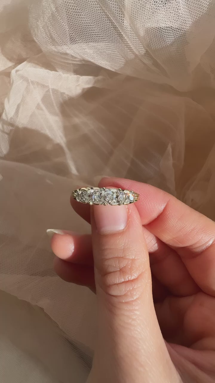 Less than 1  vintage engagement ring