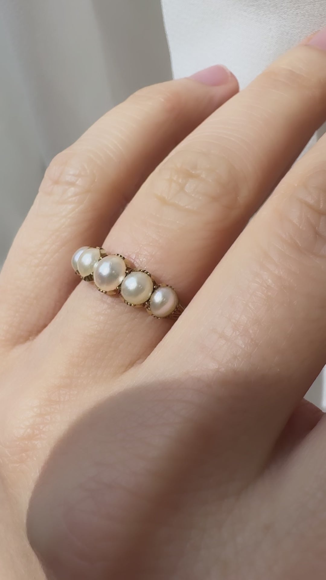 in yellow gold setting