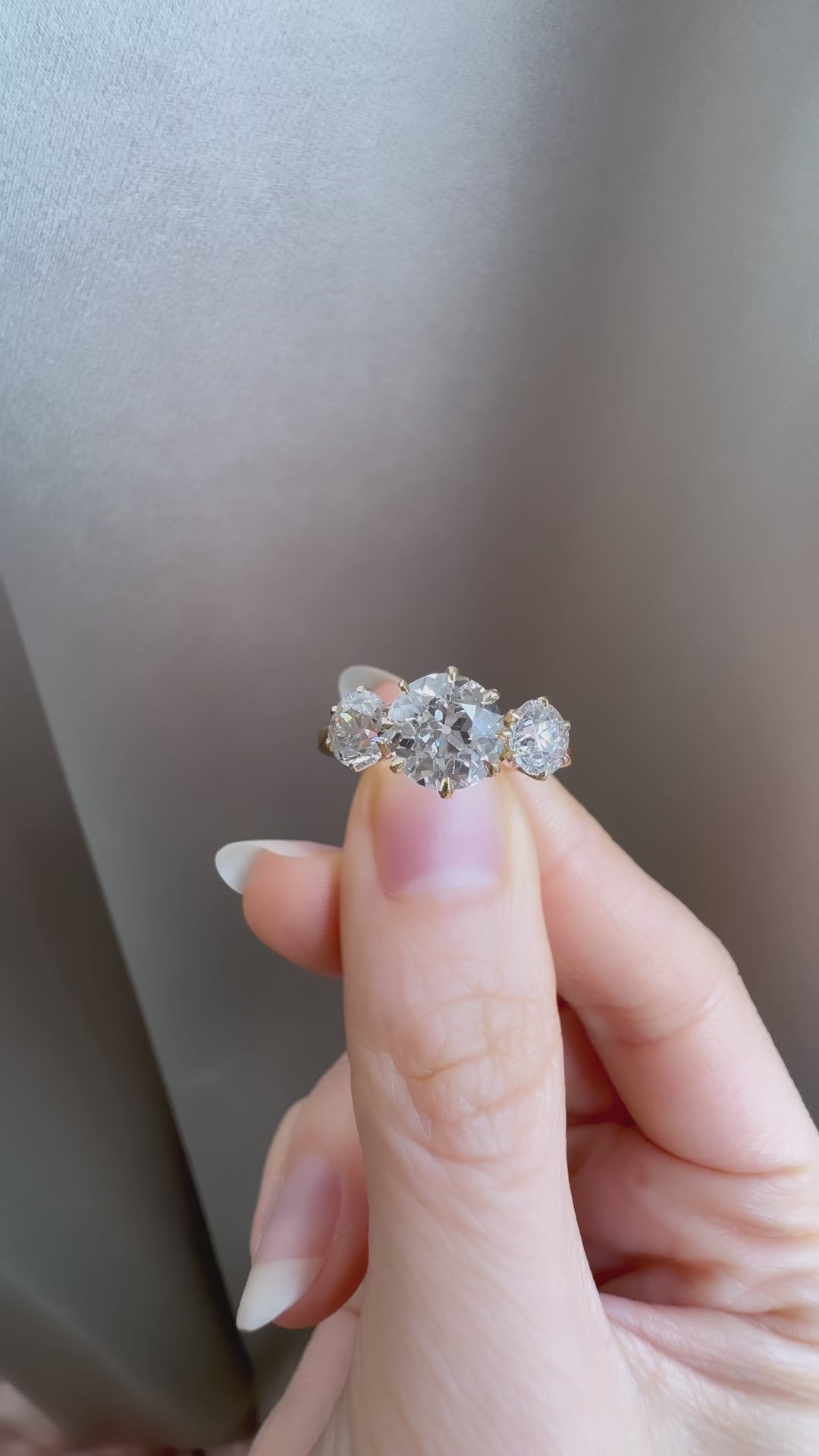 Old European cut diamond 