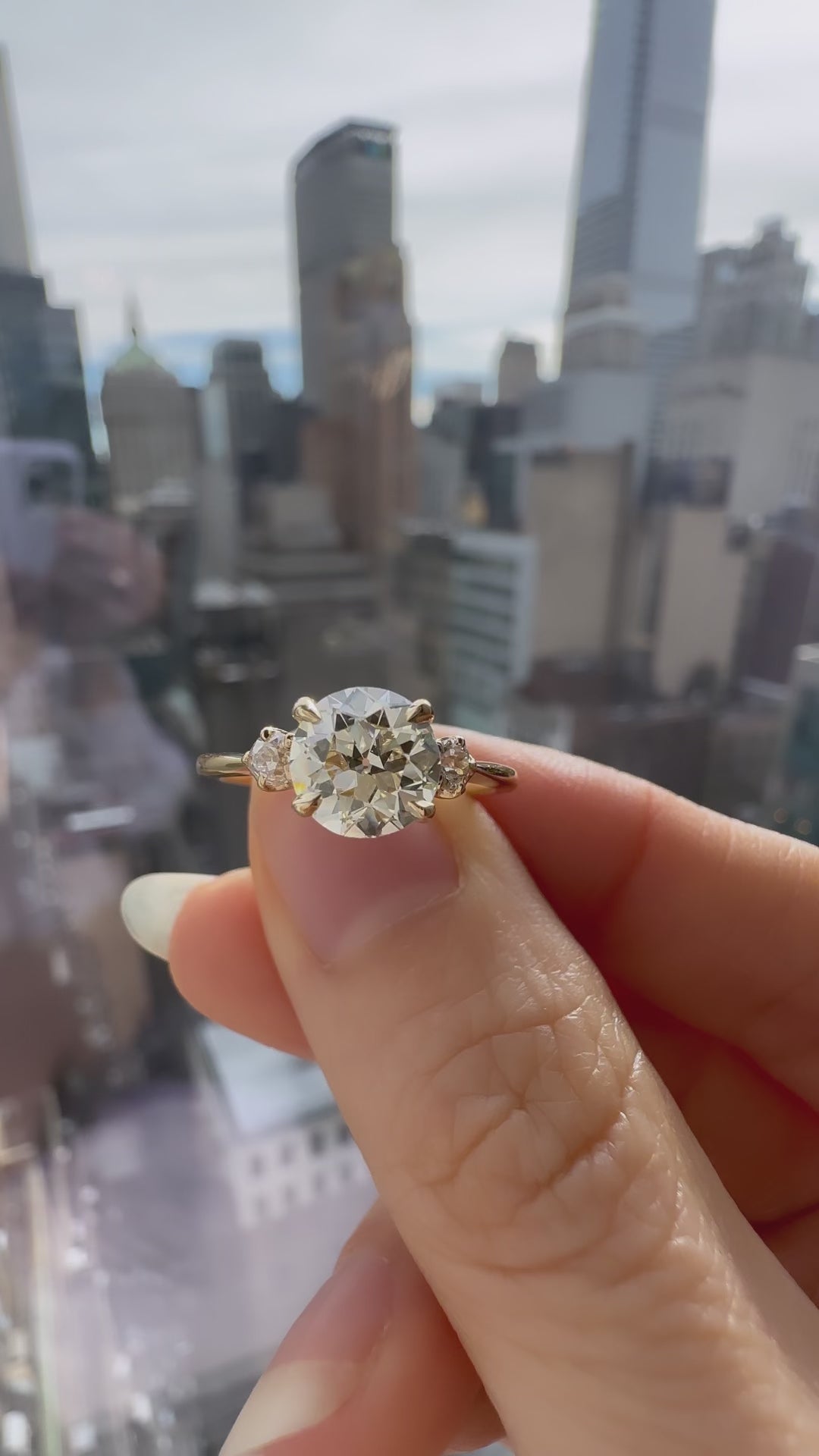 Old European cut diamond 