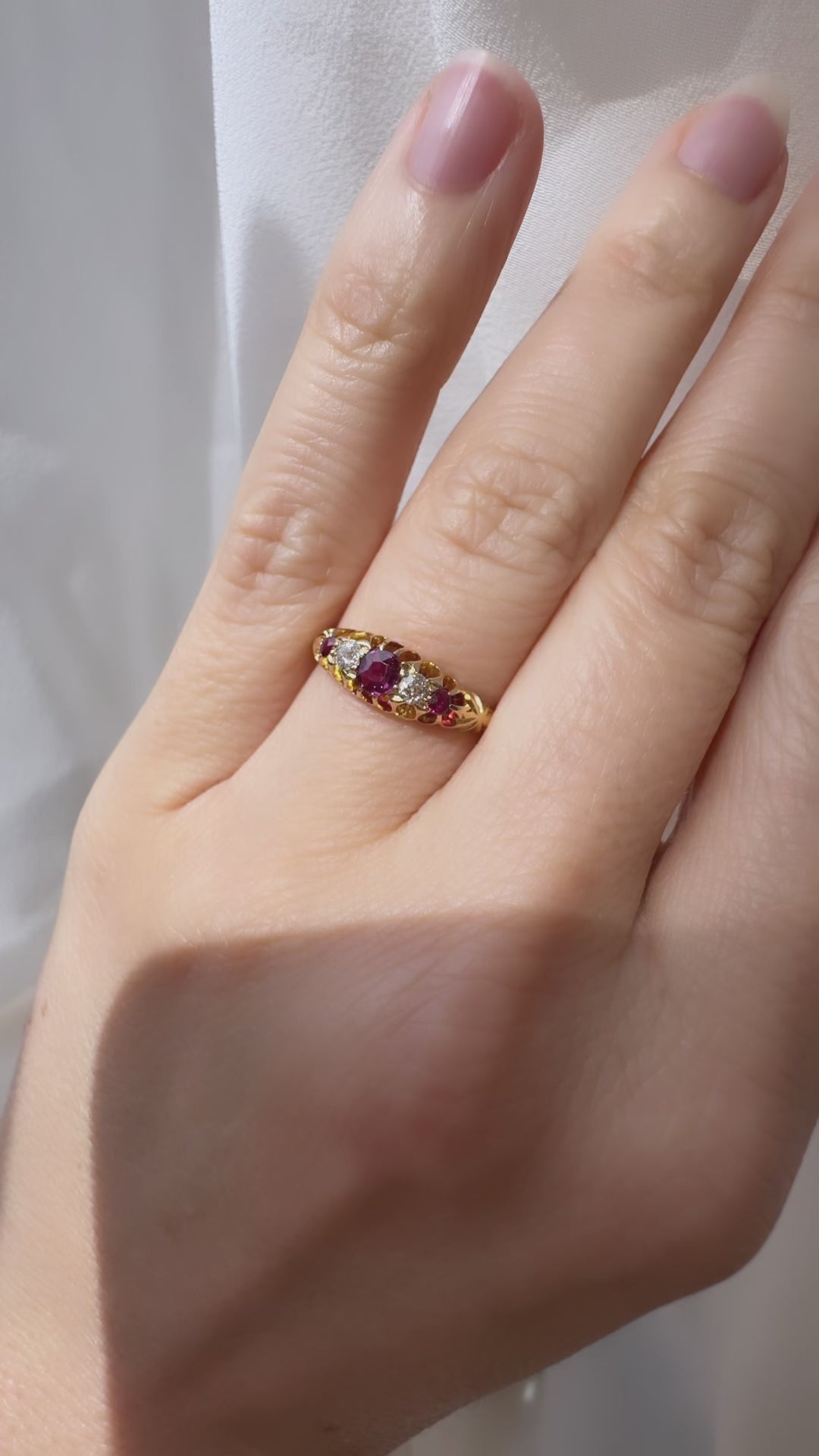 diamond in yellow gold setting