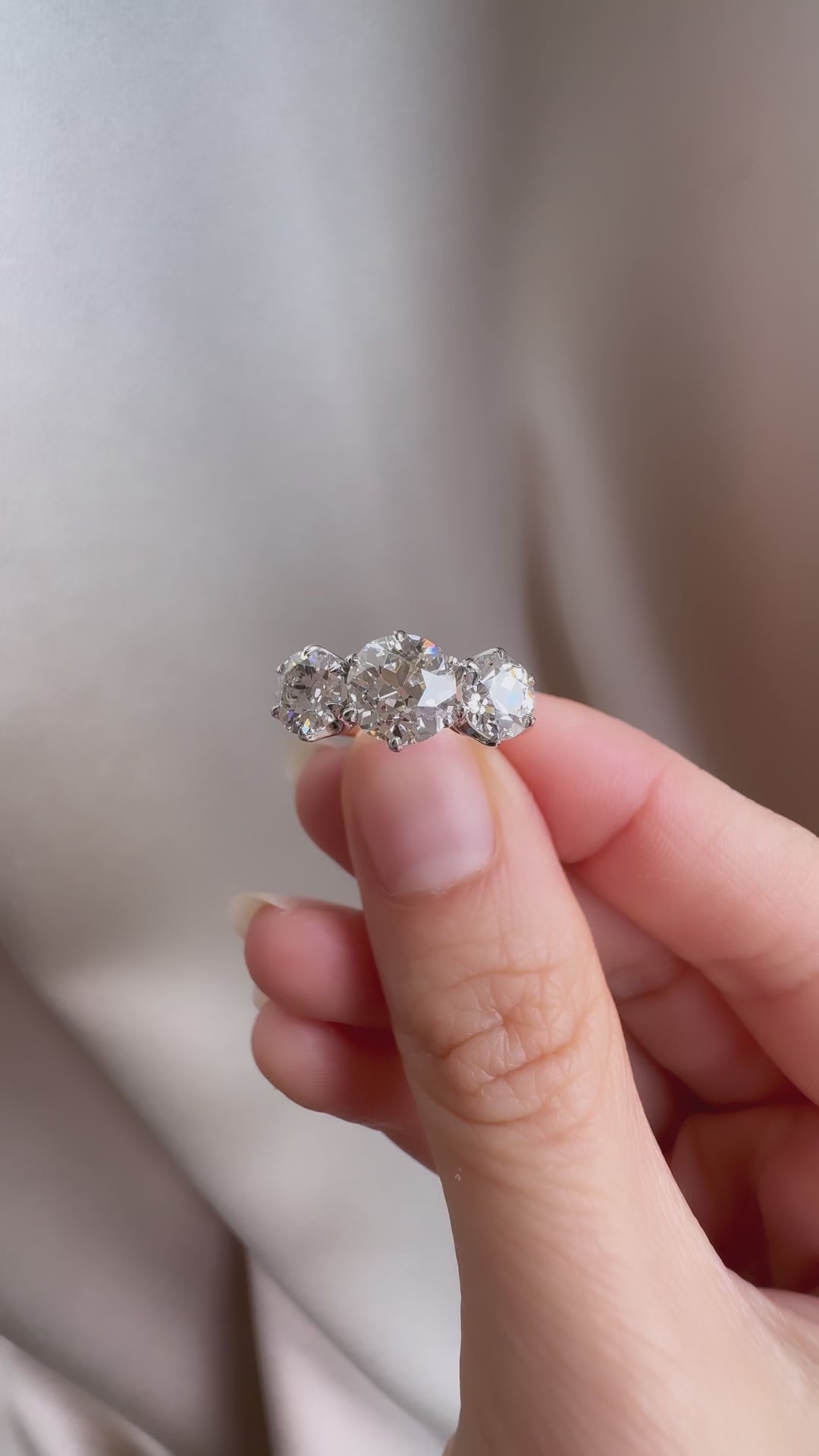 Old European cut diamond 