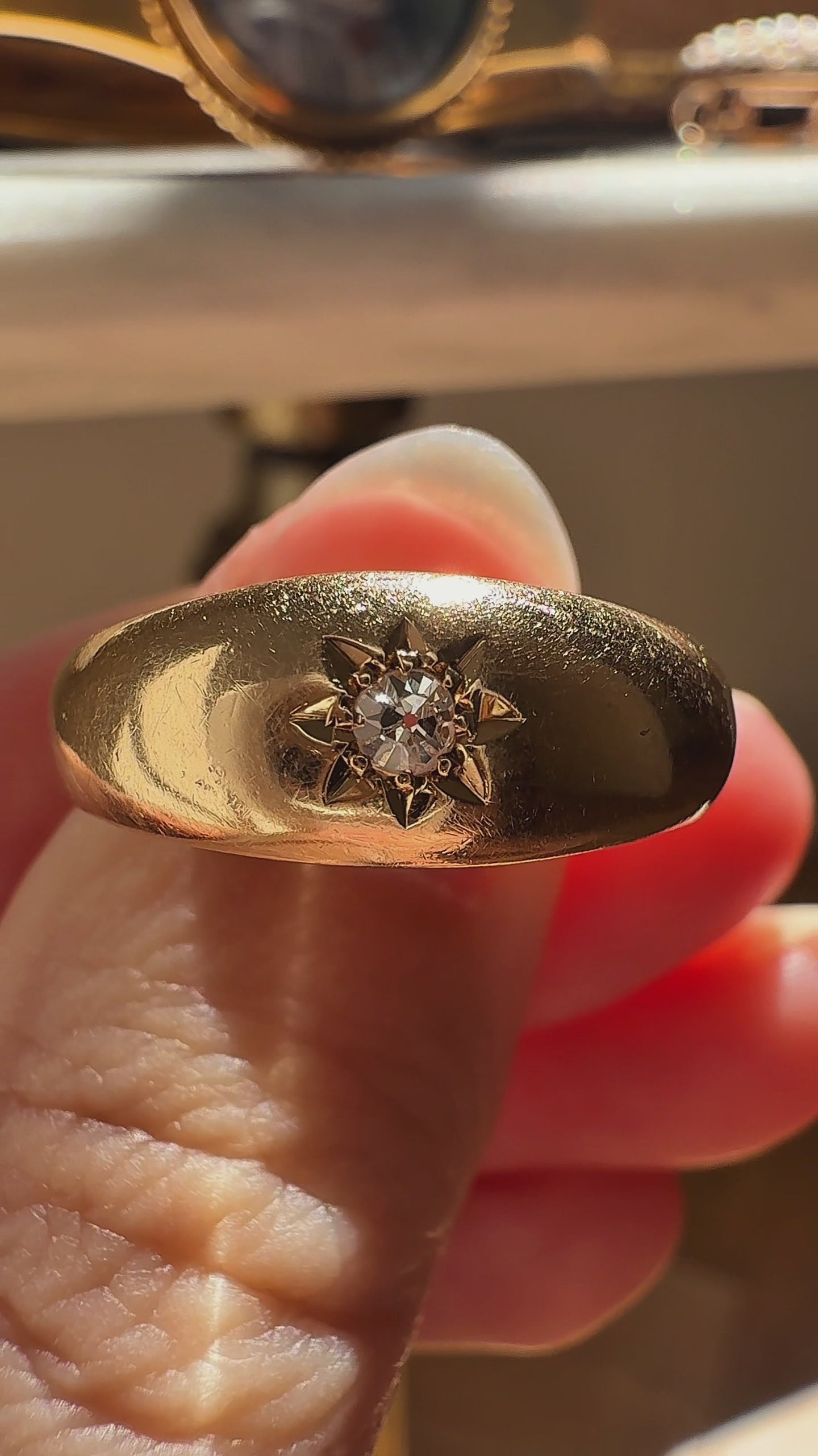 Old Mine cut diamond Rings