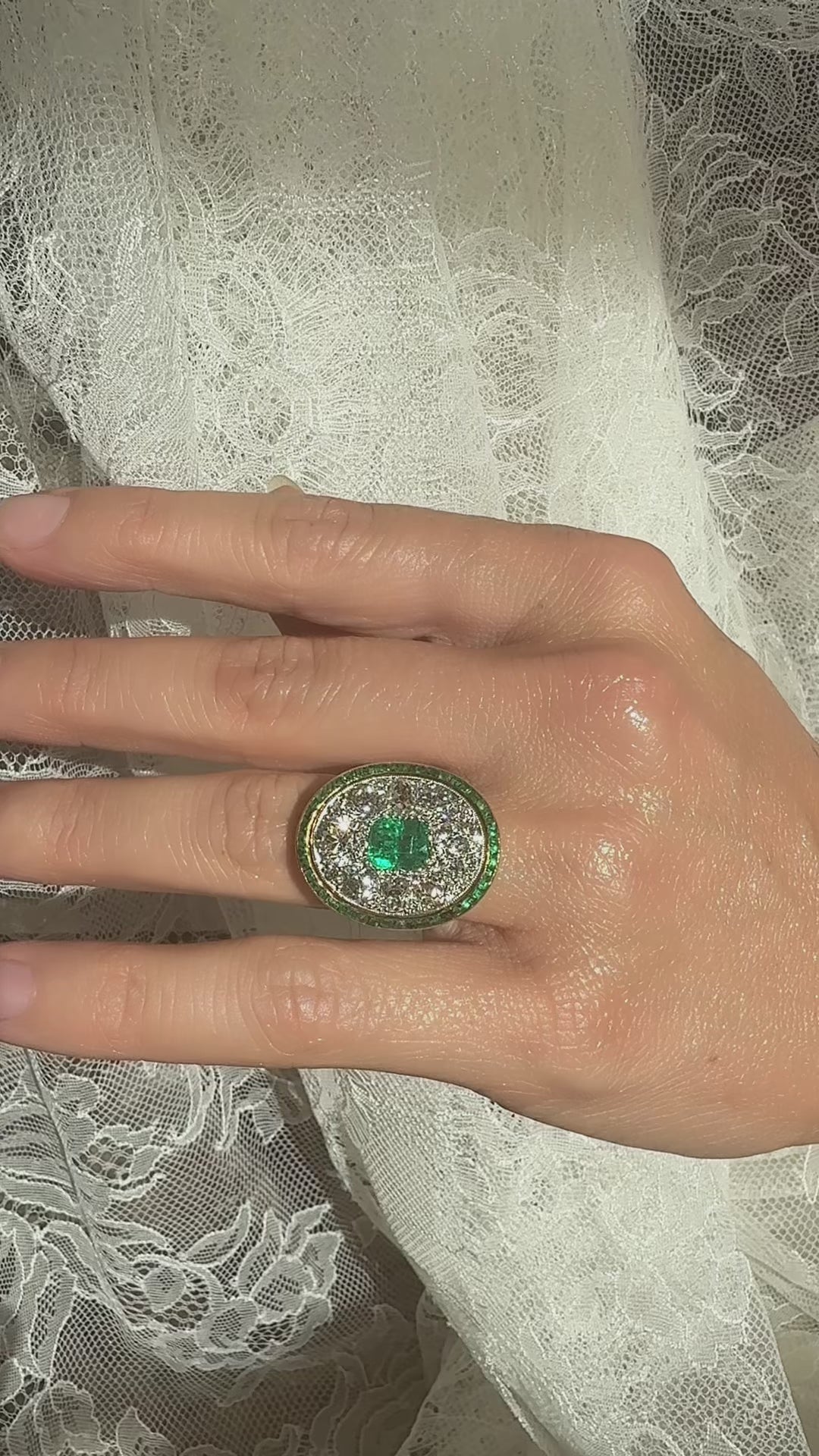 Old European cut diamond Rings