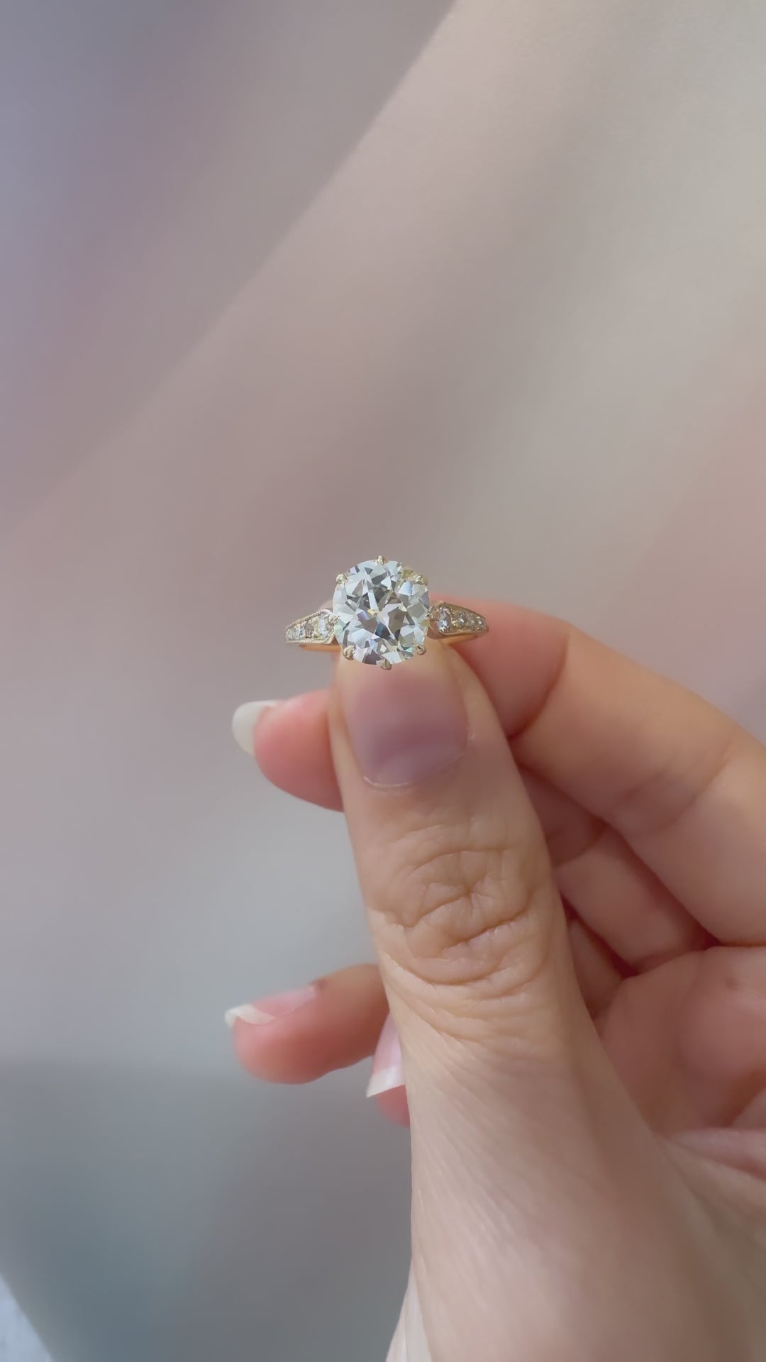 Old Mine cut diamond 