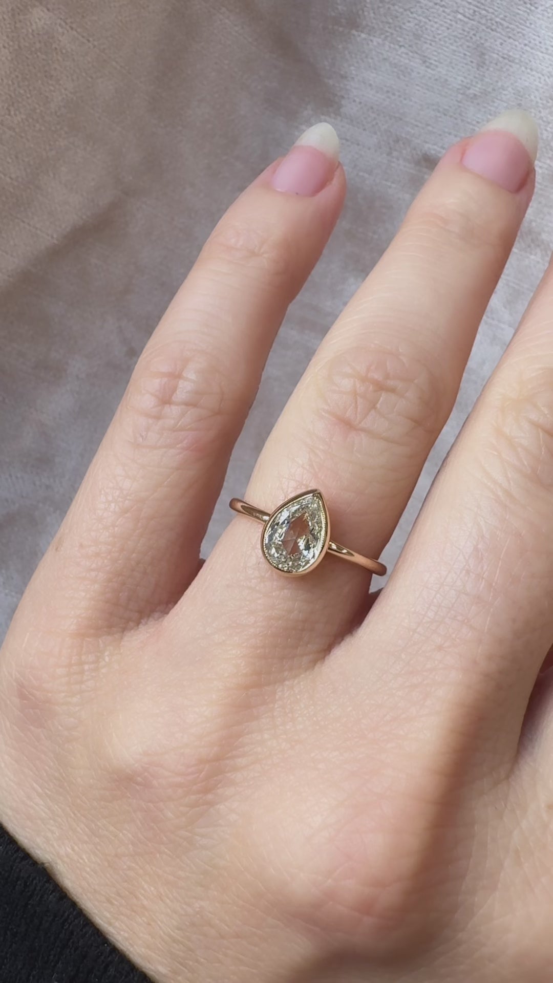 Solitaire Rose cut diamond Rings