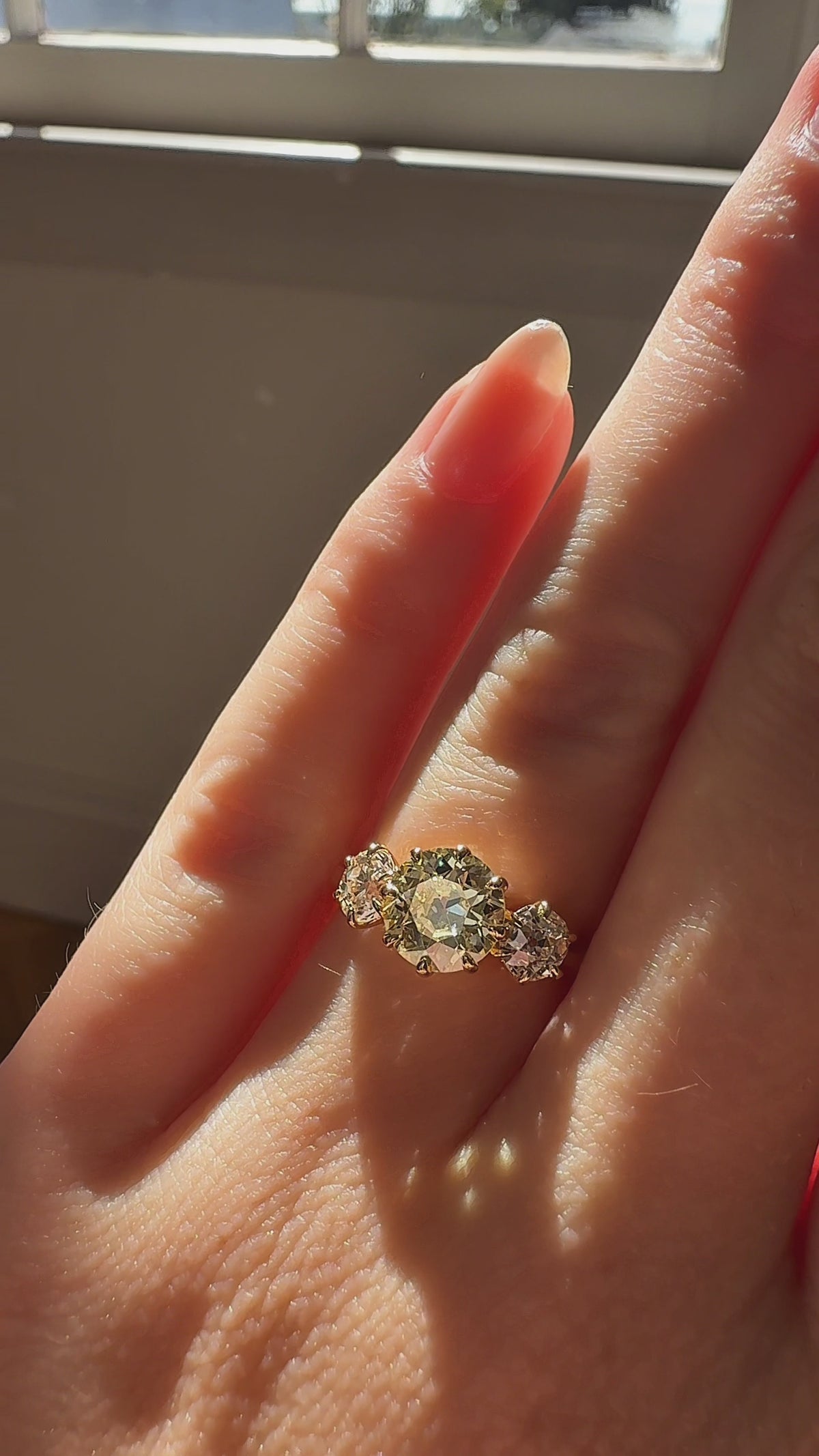  videos and images of vintage Engagement Rings-Transitional cut diamond Engagement Rings